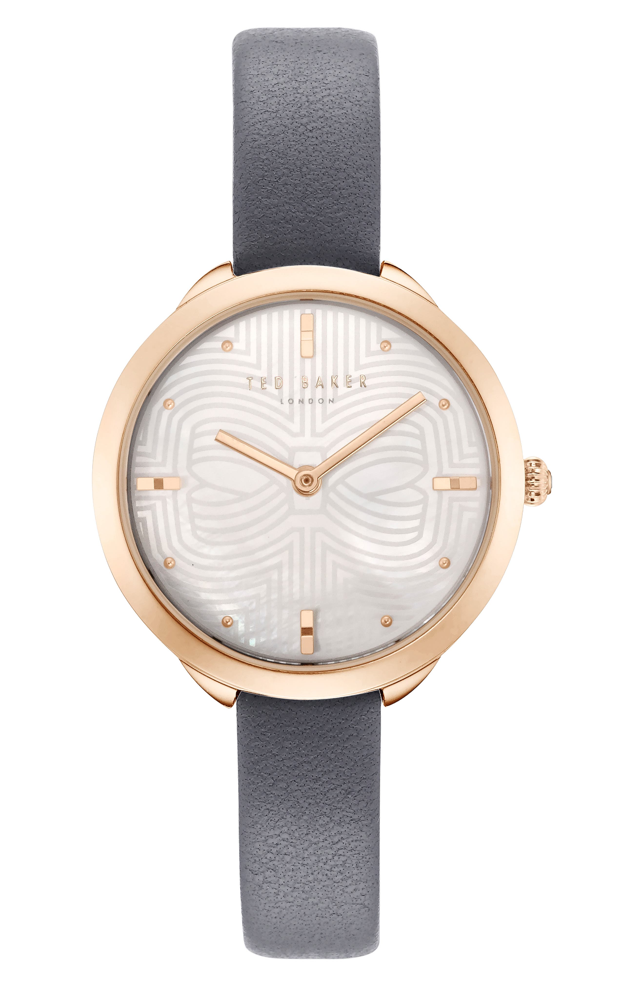 Ted Baker London Elena Leather Strap Watch, 30Mm
