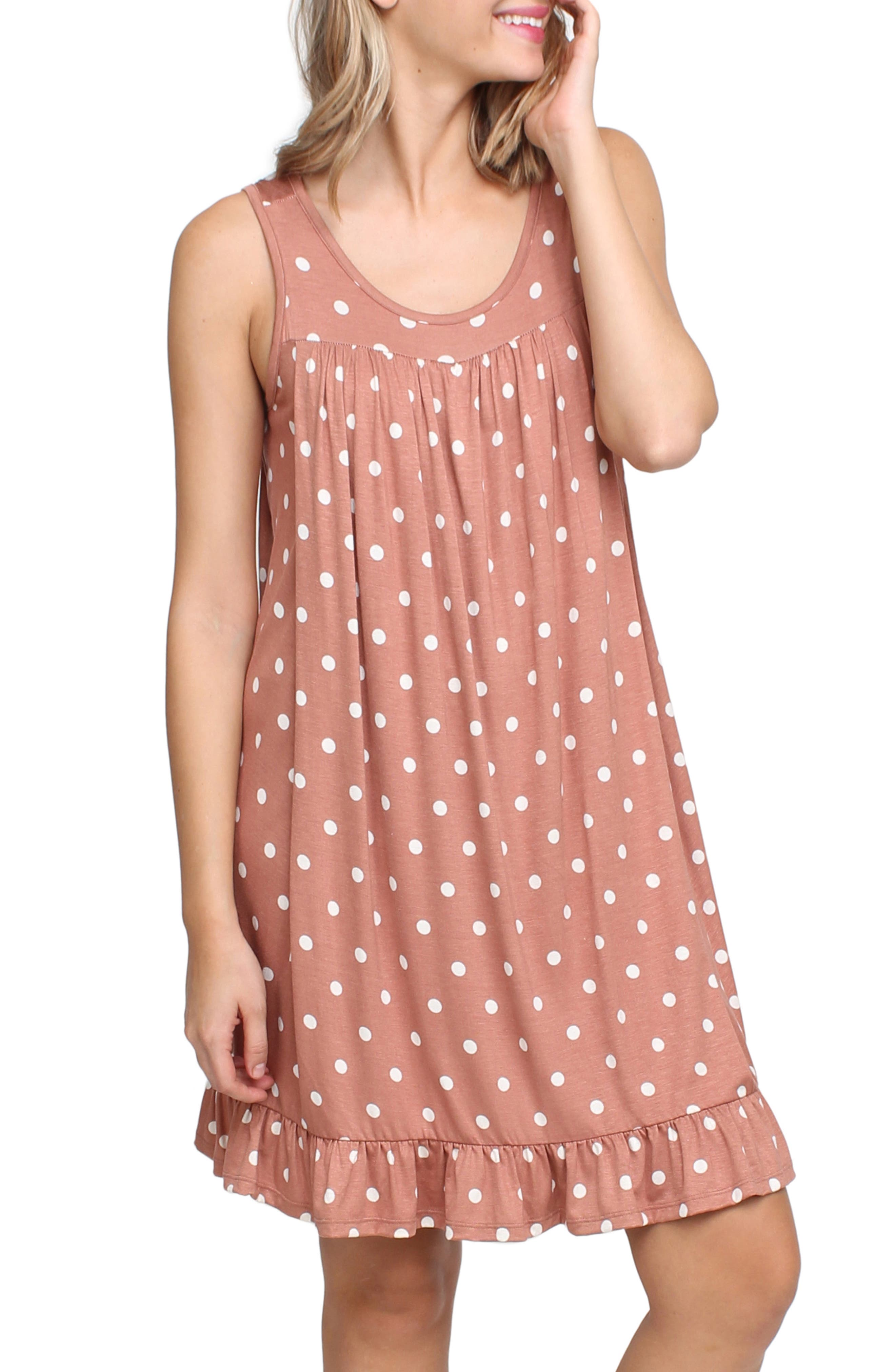 Savi Mom Paris Maternity/nursing Nightgown, Purple