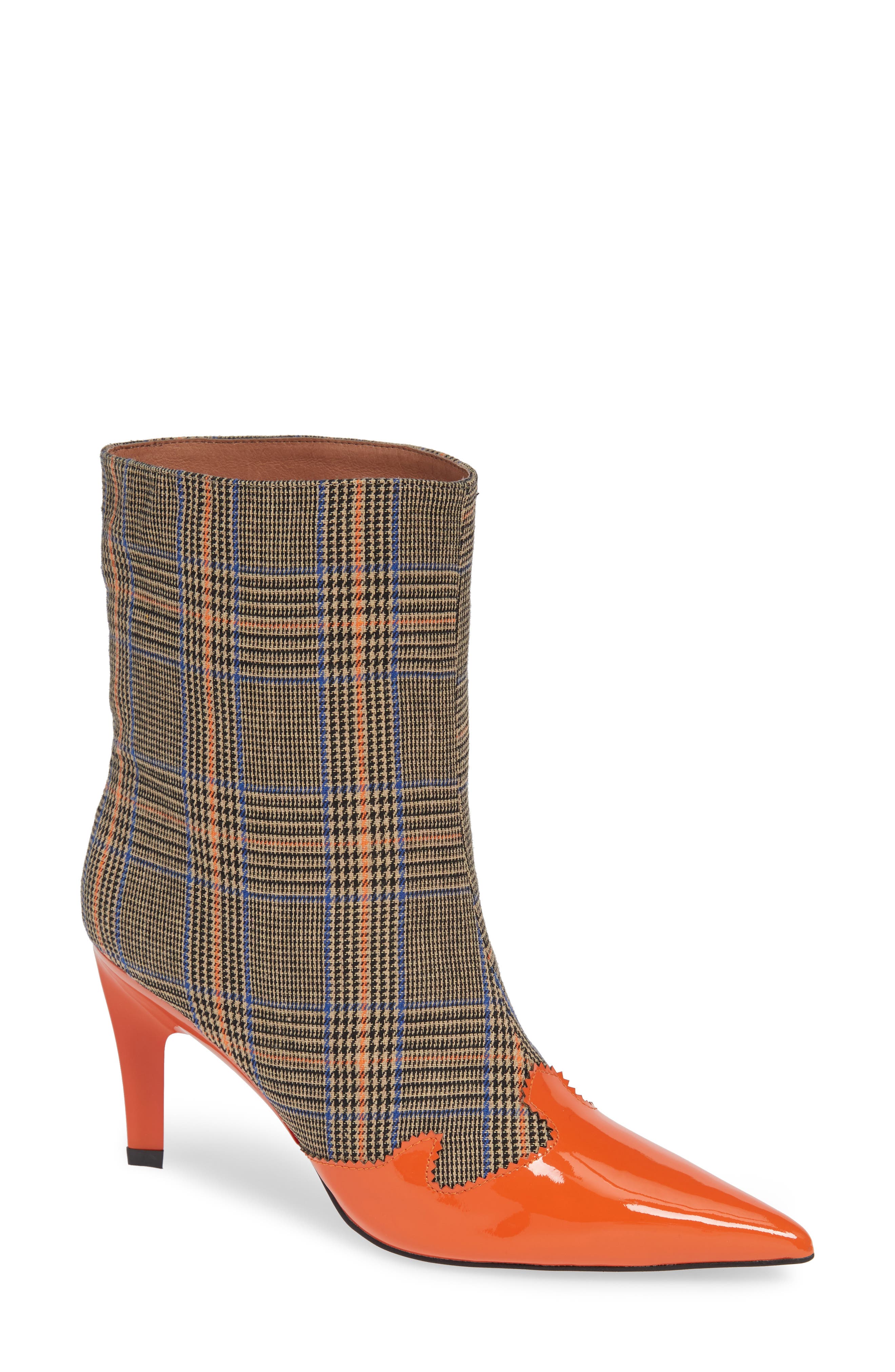Jeffrey Campbell Lottaphun2 Bootie, Orange