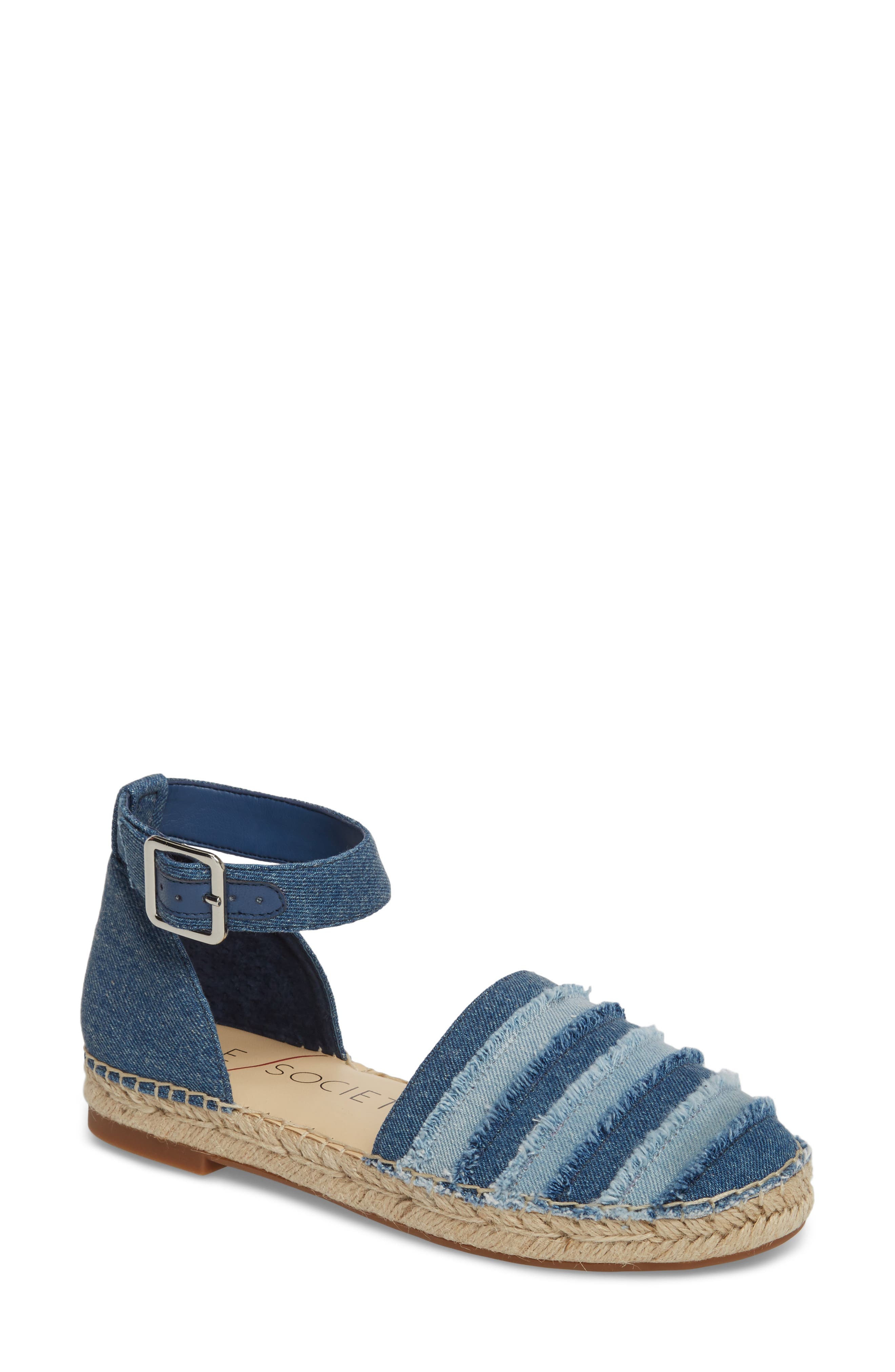 Sole Society Stacie Espadrille Sandal, Blue