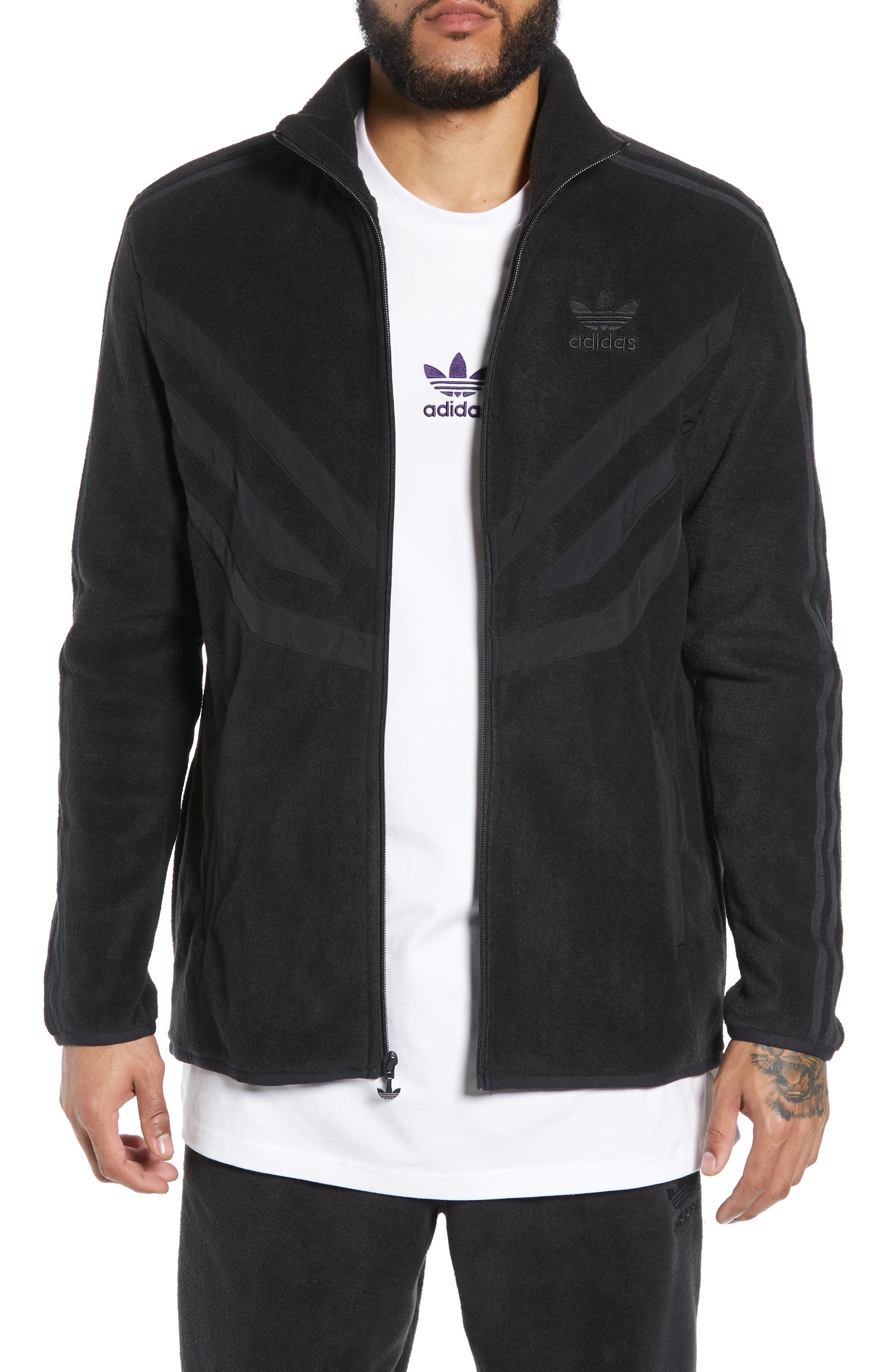 Adidas polar fleece track top Clearance