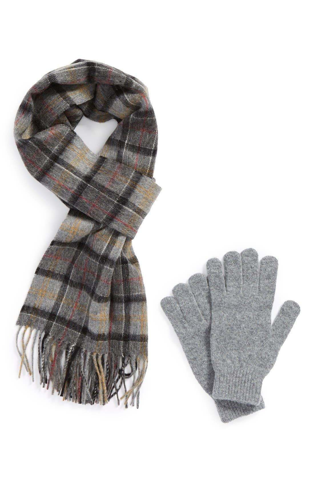 Barbour Scarf & Glove Gift Set Nordstrom