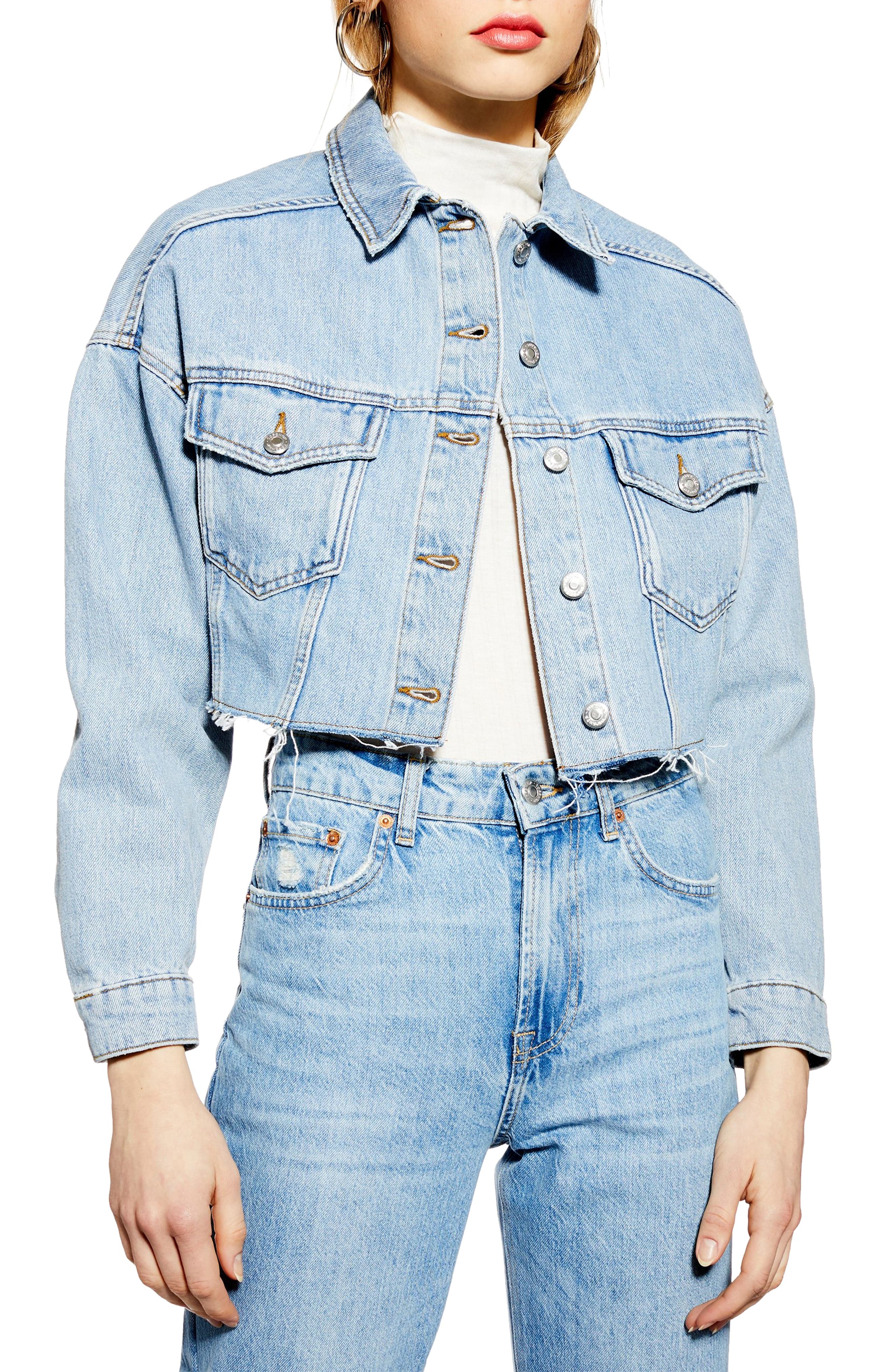 Cropped Denim Jacket Nordstrom