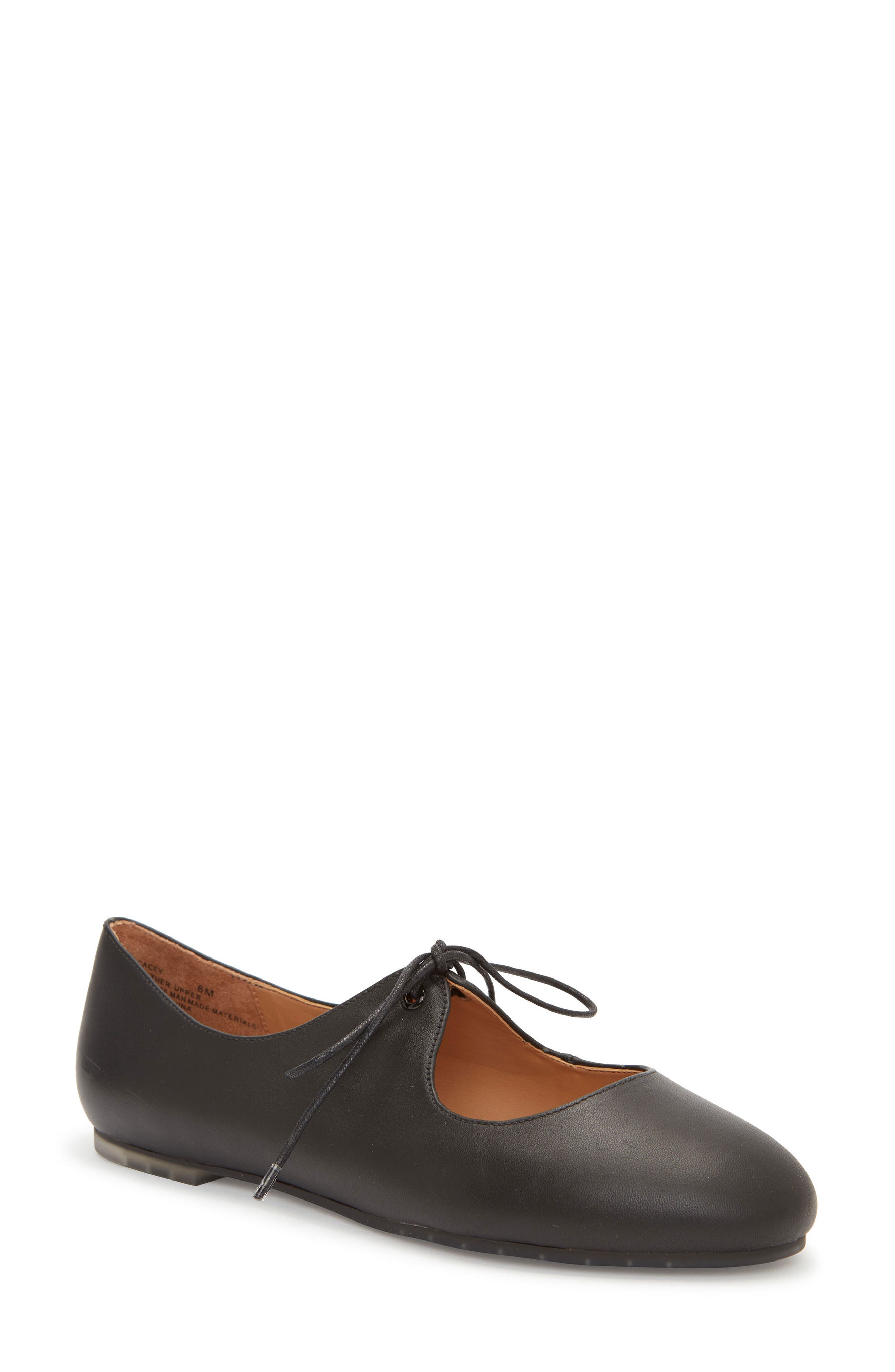 Me Too Cacey Mary Jane Flat- Black