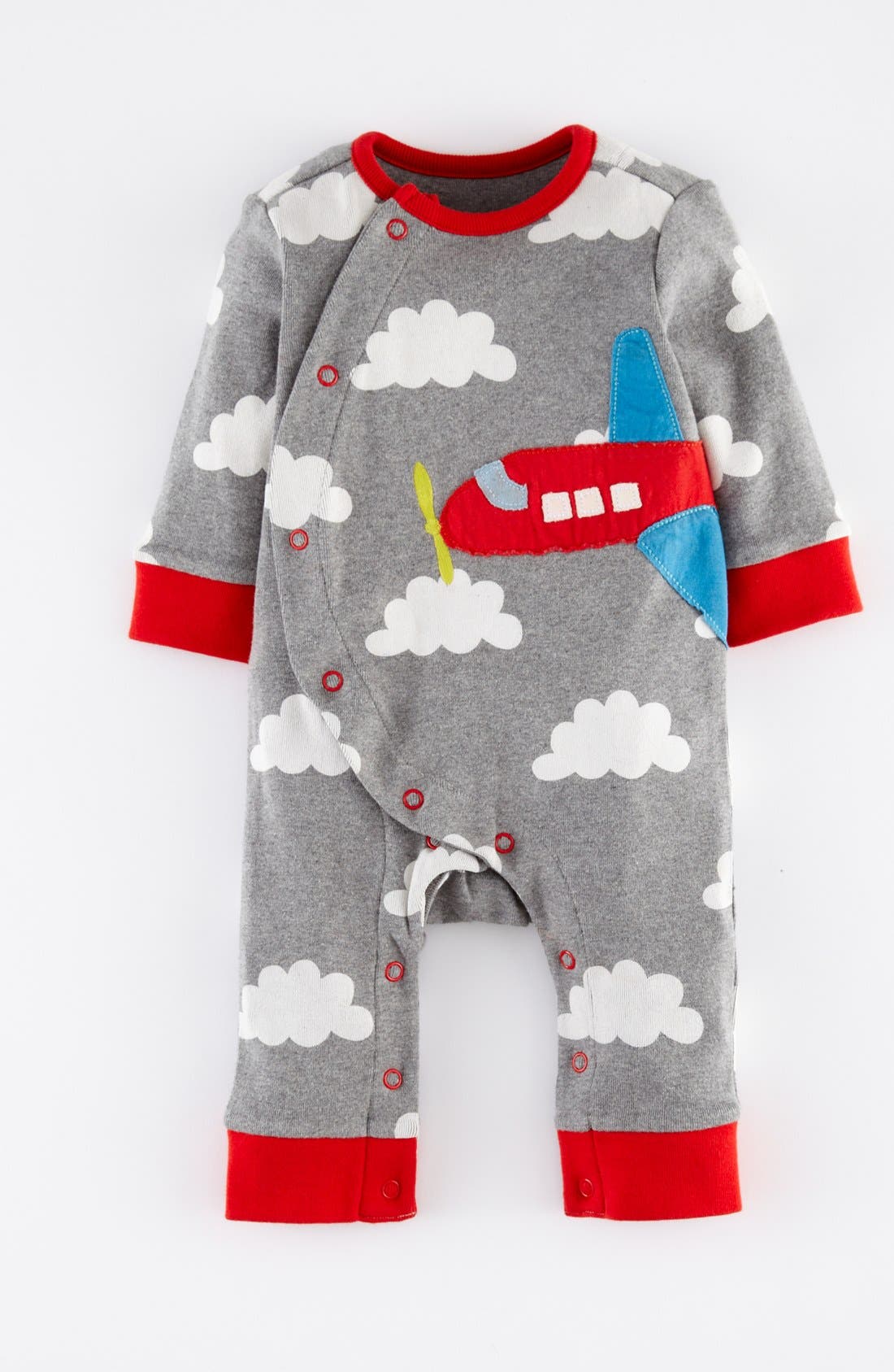 Mini Boden Appliqué Romper (Baby Boys) Nordstrom