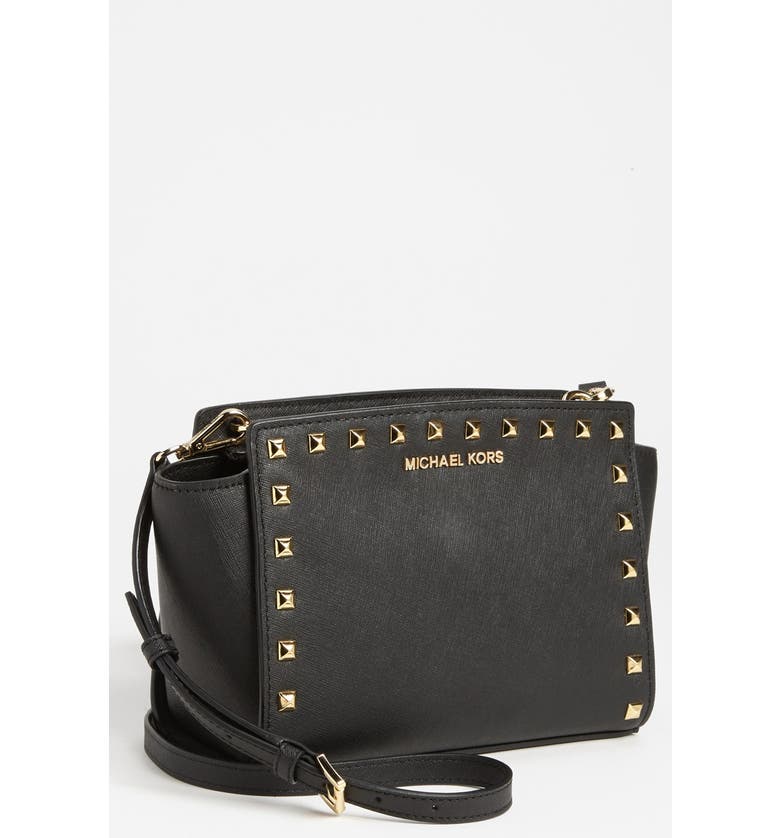 Michael Kors Selma Stud Saffiano Leather Crossbody Bag Selma Stud Saffiano Leather Crossbody Bag