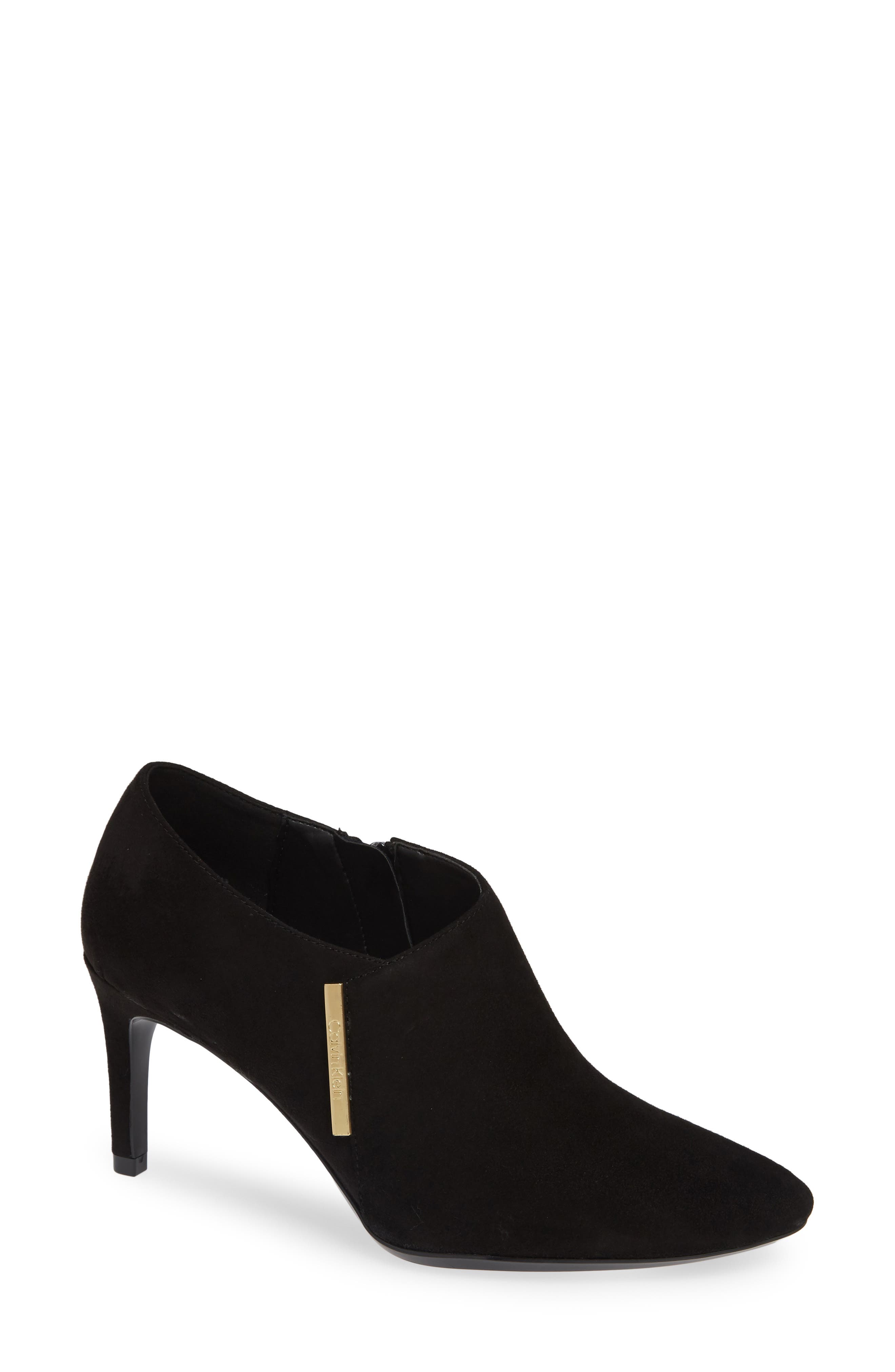 Calvin Klein Jeanna Bootie, Black
