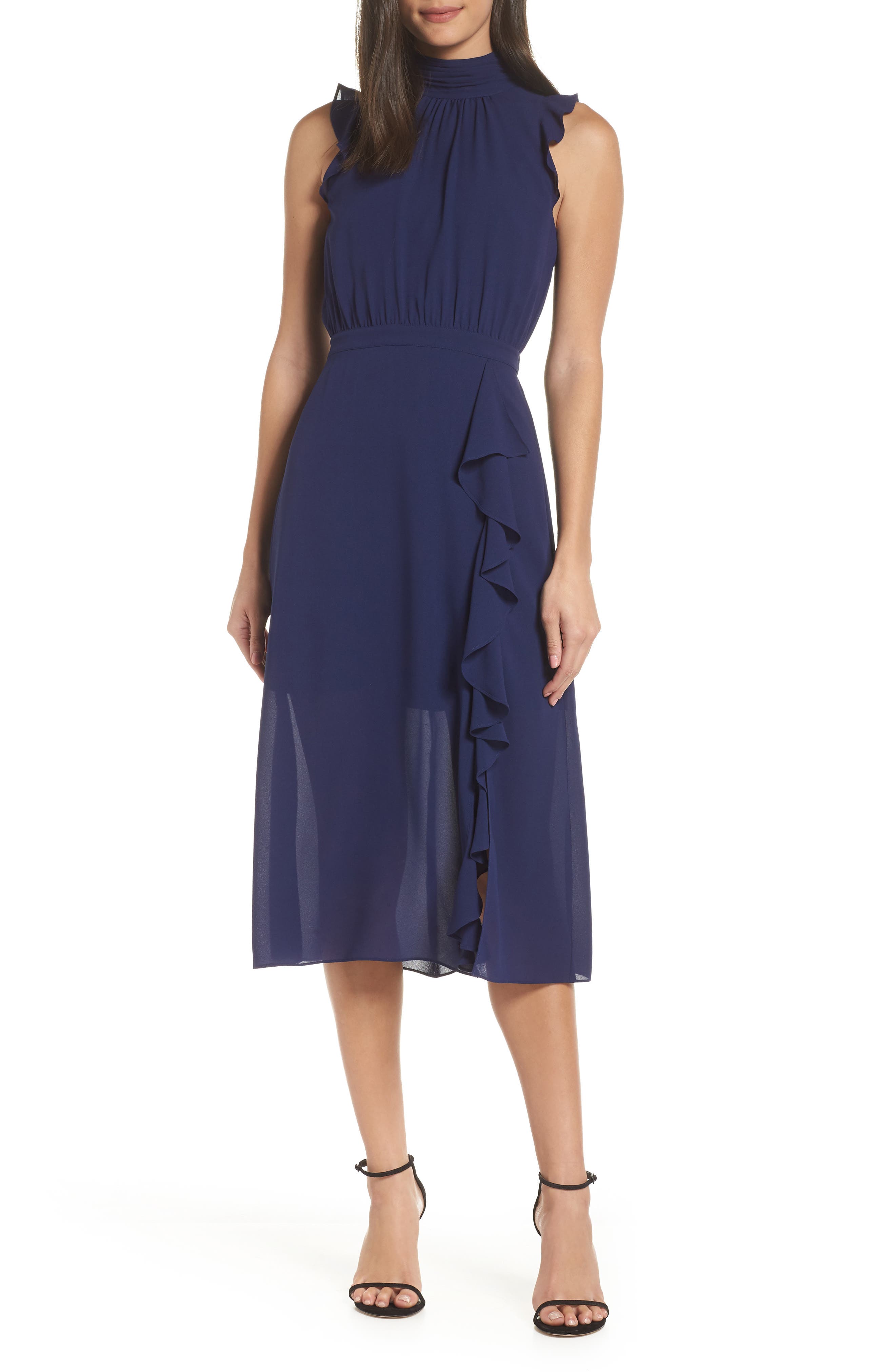 Ali & Jay Love Hangover Midi Dress, Burgundy