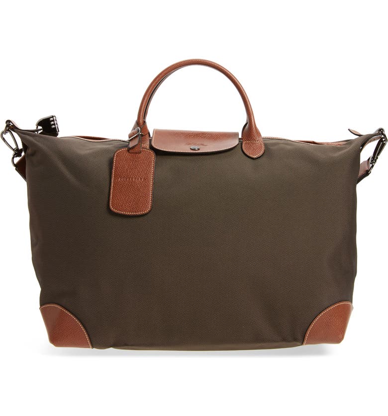 boxford canvas & leather travel bag