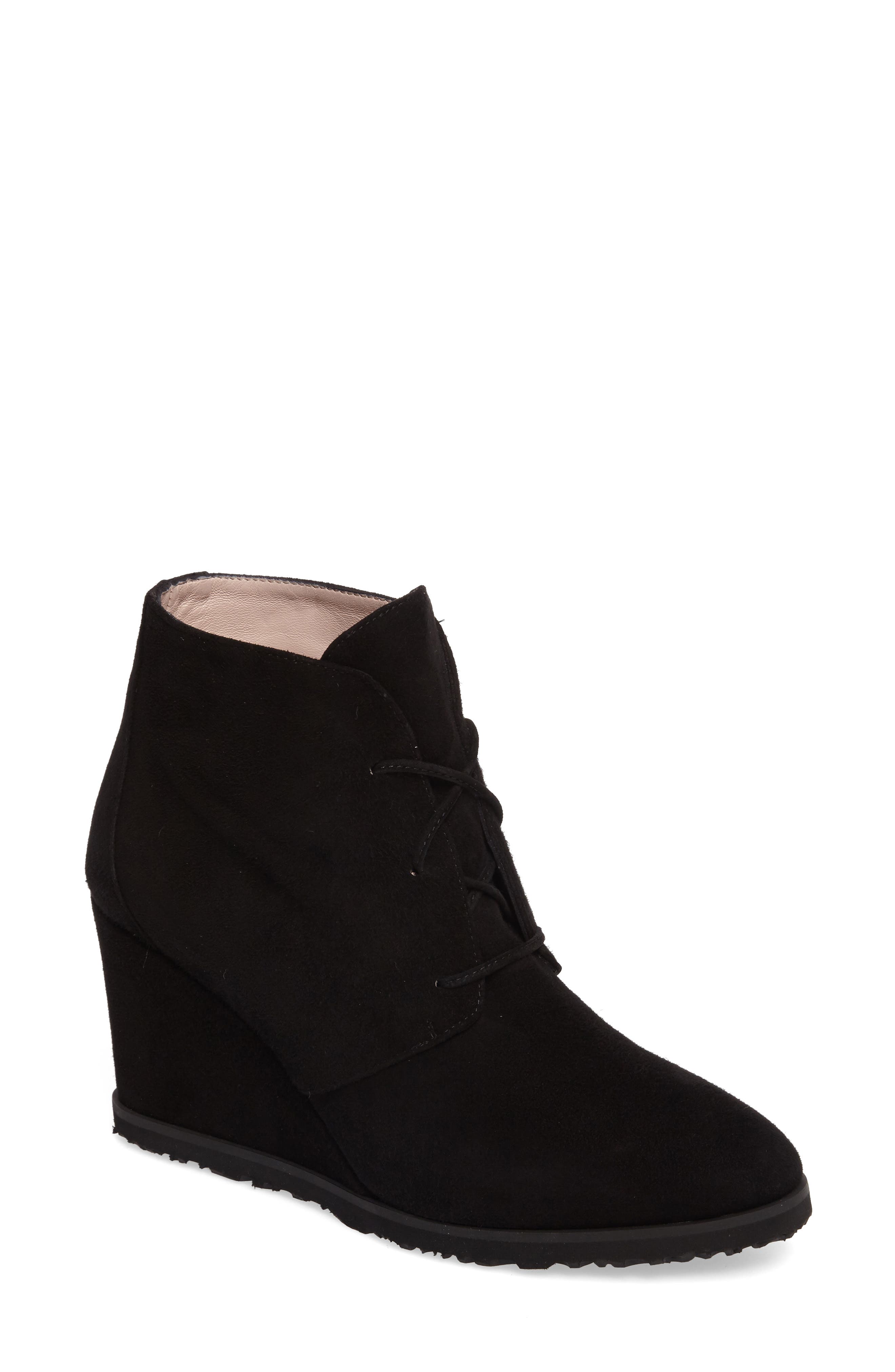 Taryn Rose Marta Wedge Bootie, Black