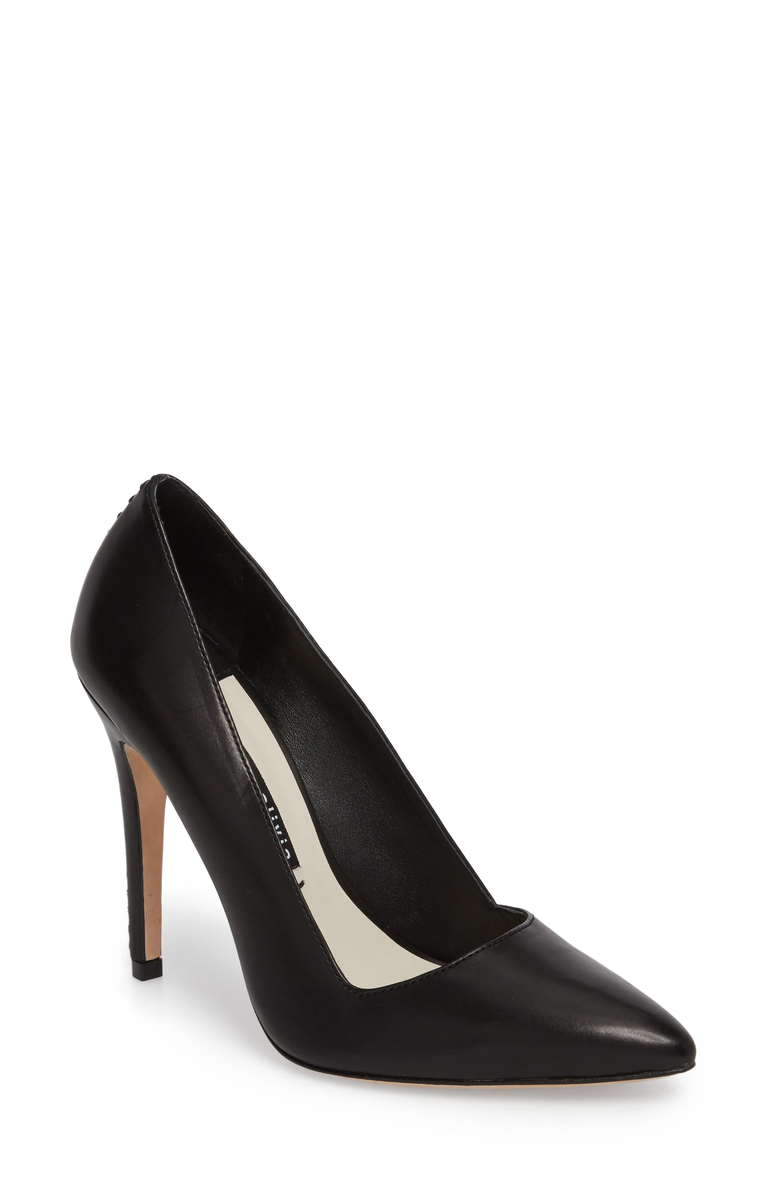 Alice + Olivia Dina 95 Whipstitch Pointy Toe Pump