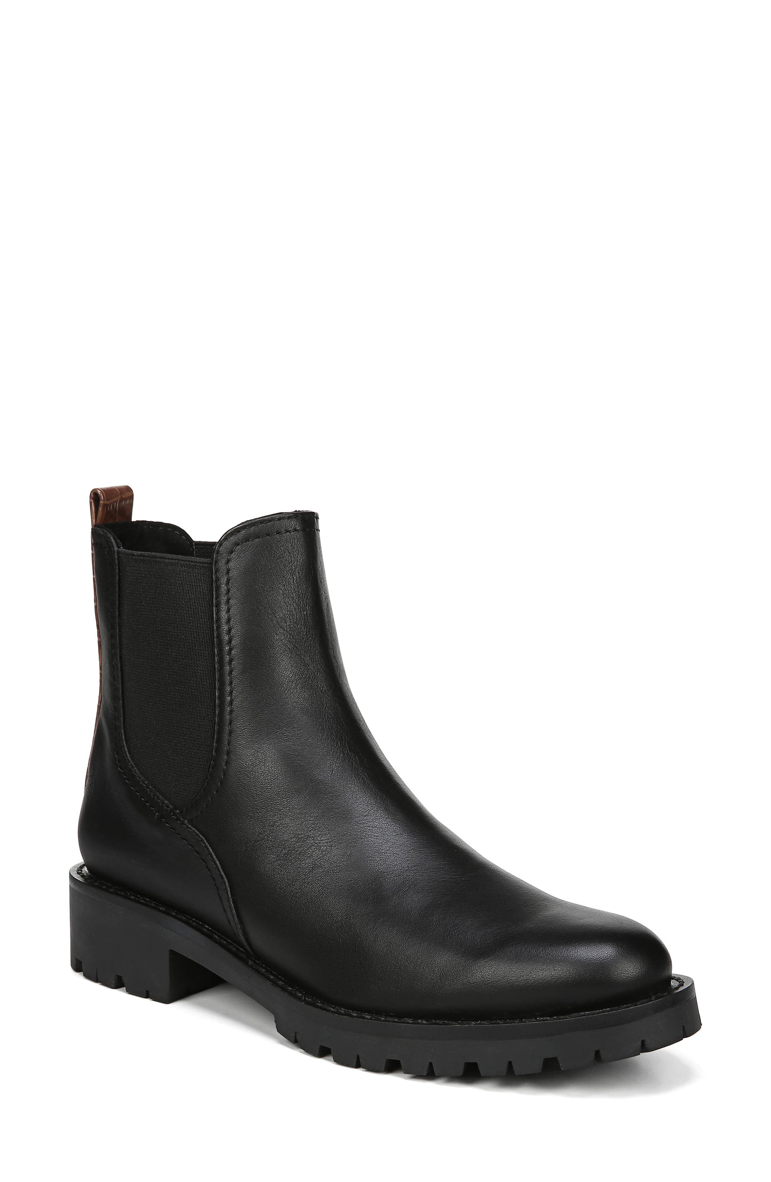 Sam Edelman Jaclyn Waterproof Chelsea Bootie, Black