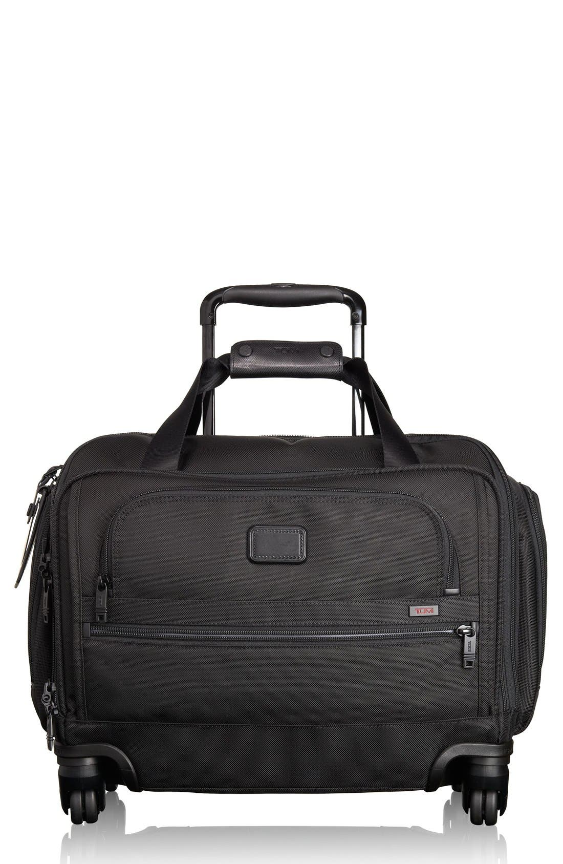 UPC 742315282404 product image for Men's Tumi 'Alpha 2' Wheeled Duffel Bag - Black (20 Inch) | upcitemdb.com