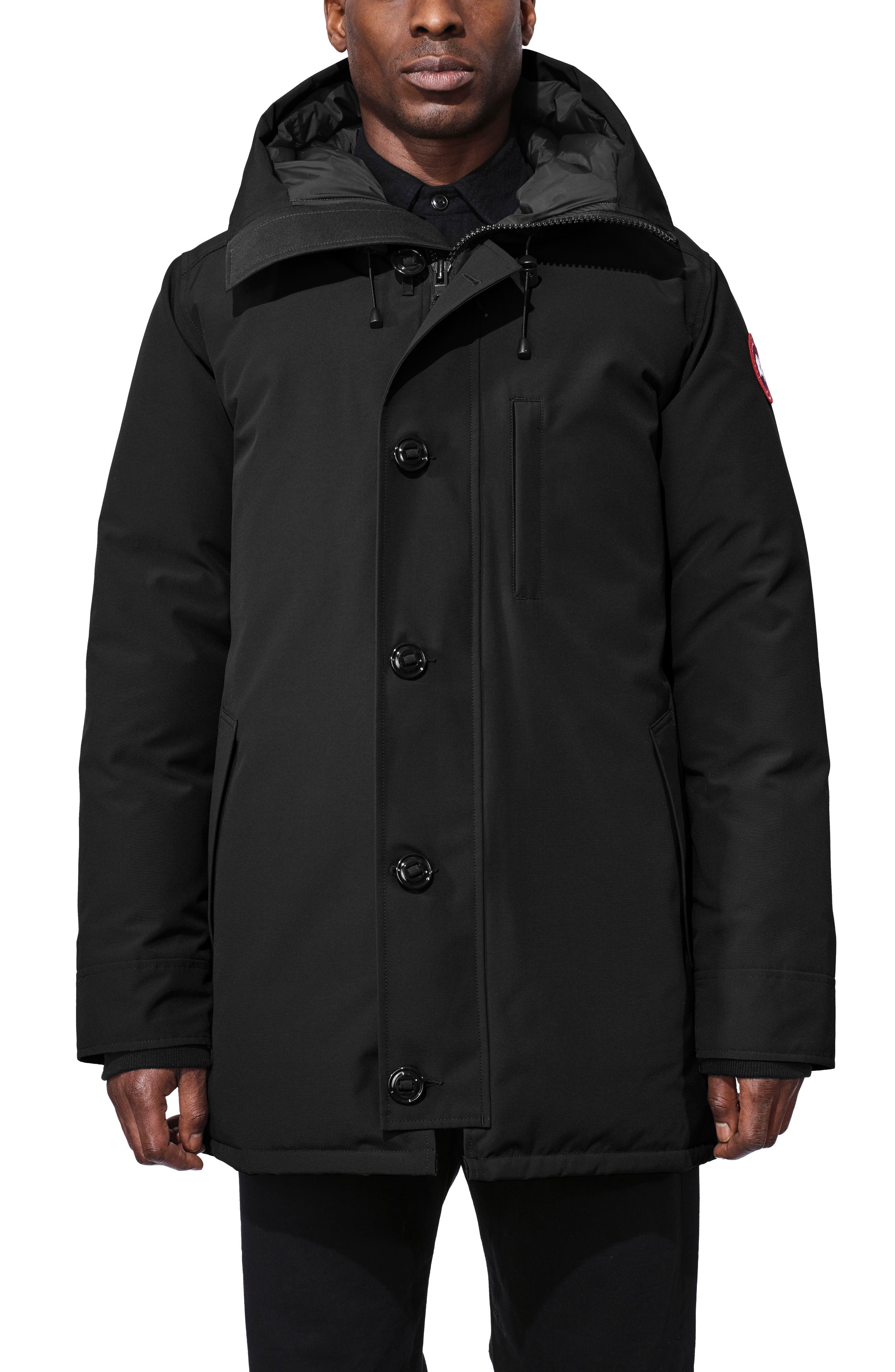Canada Goose Chateau Slim Fit Down Parka, Black
