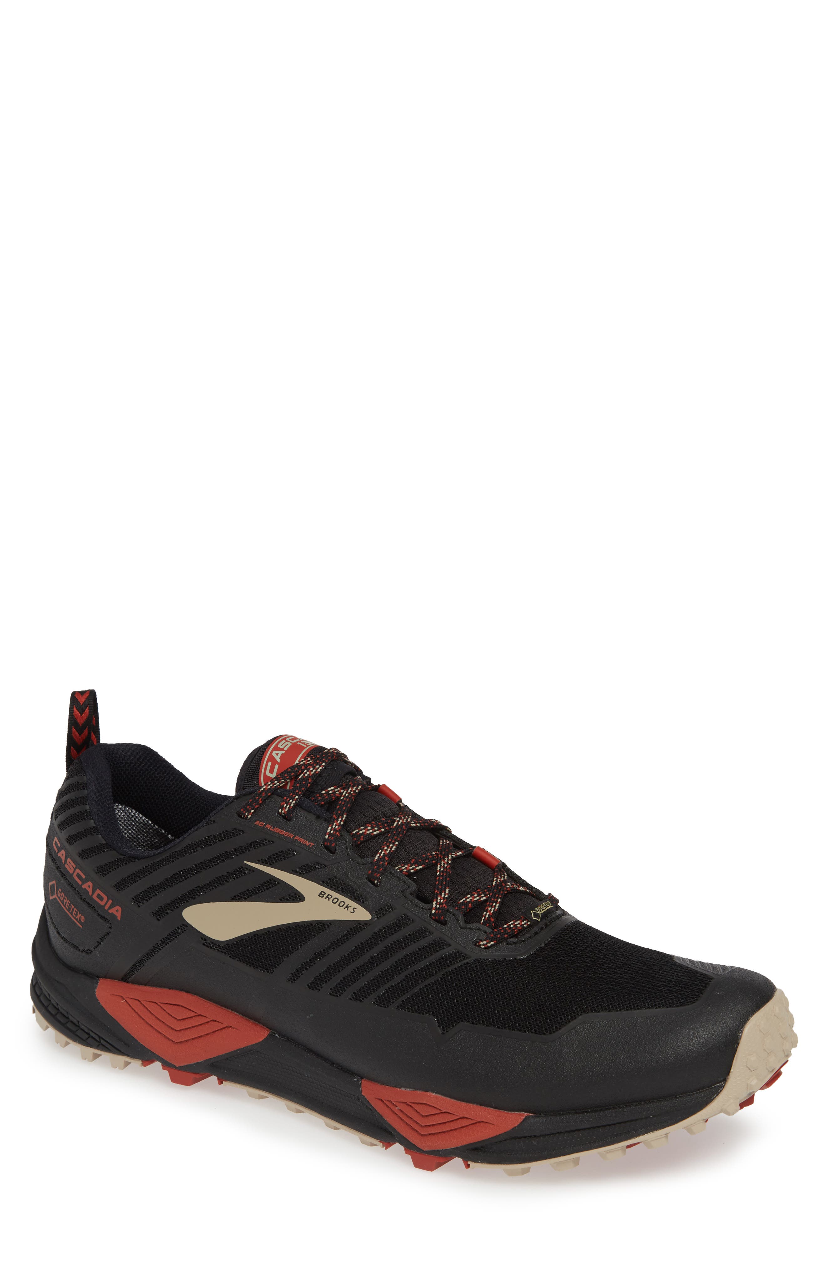 Brooks Cascadia 13 Gore-Tex Waterproof Trail Running Shoe - Black