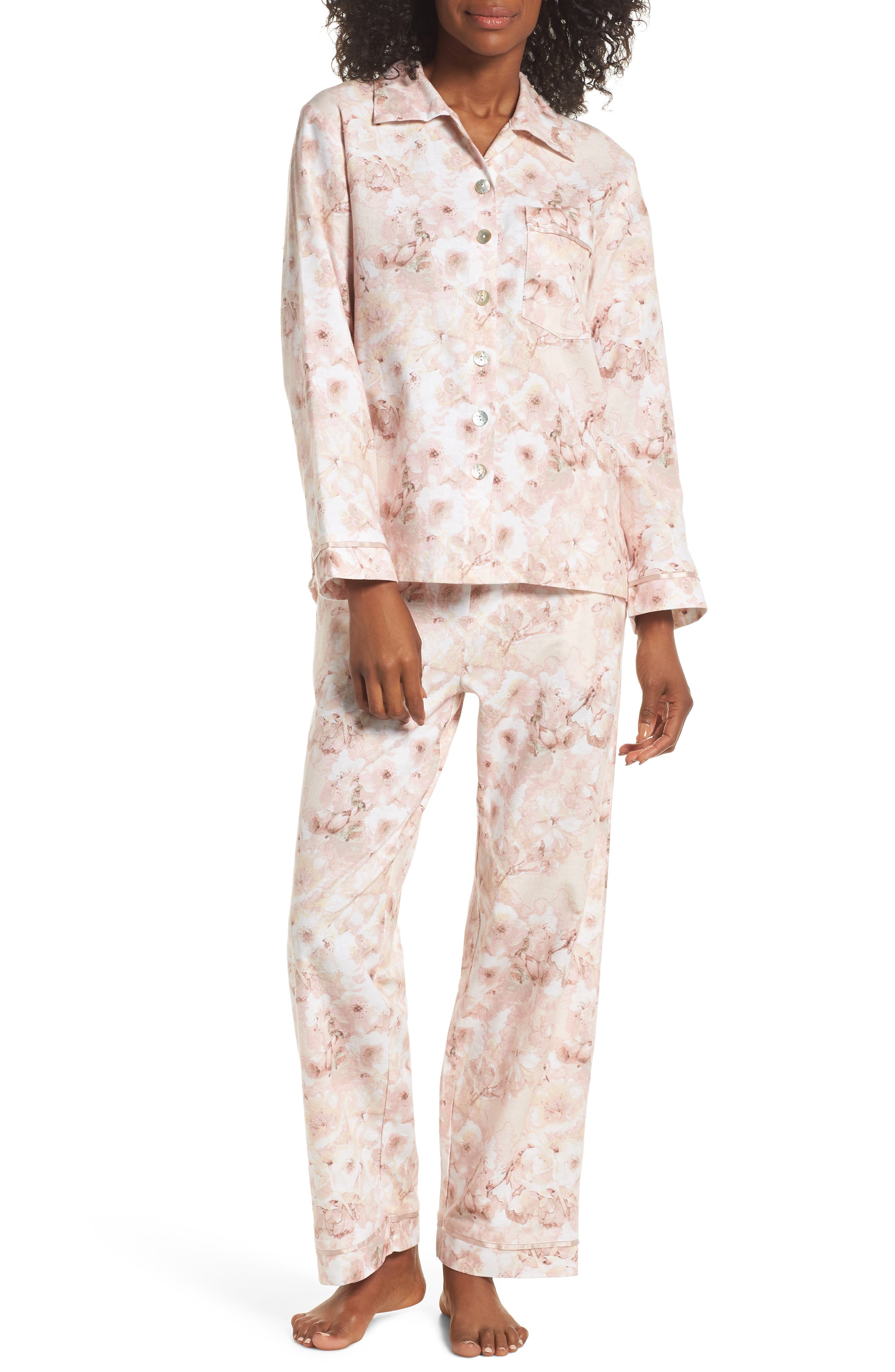Papinelle Water Blossom Pajamas, Pink