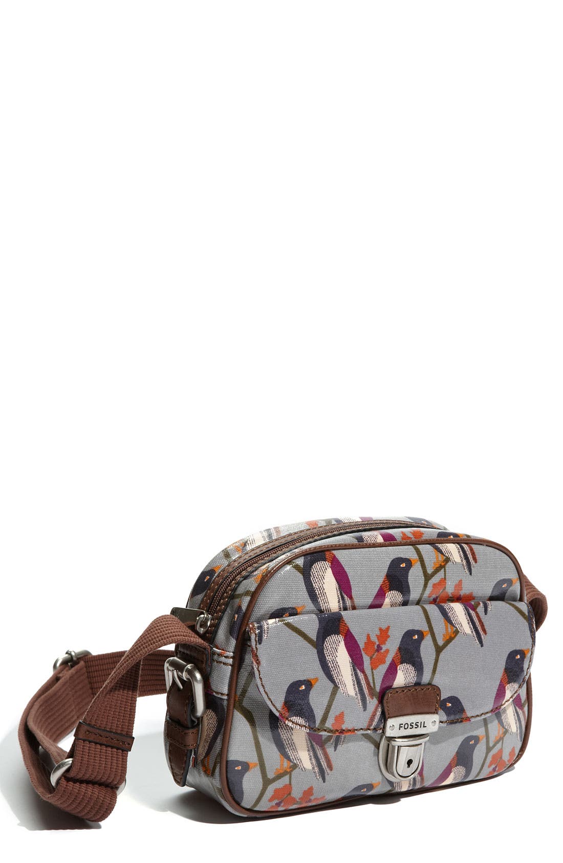 Fossil 'Vintage KeyPer' Coated Canvas Crossbody Bag Nordstrom