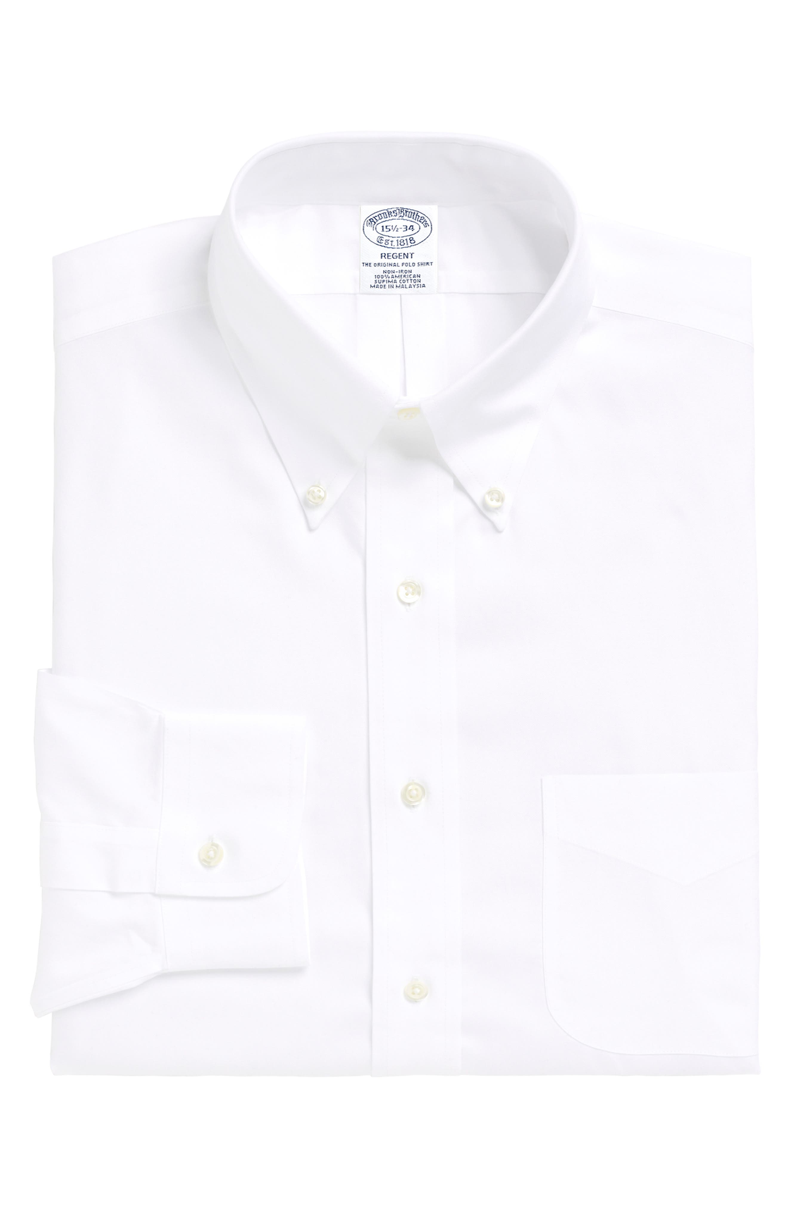 Brooks Brothers Regular Fit Solid Dress Shirt (3 For $207)