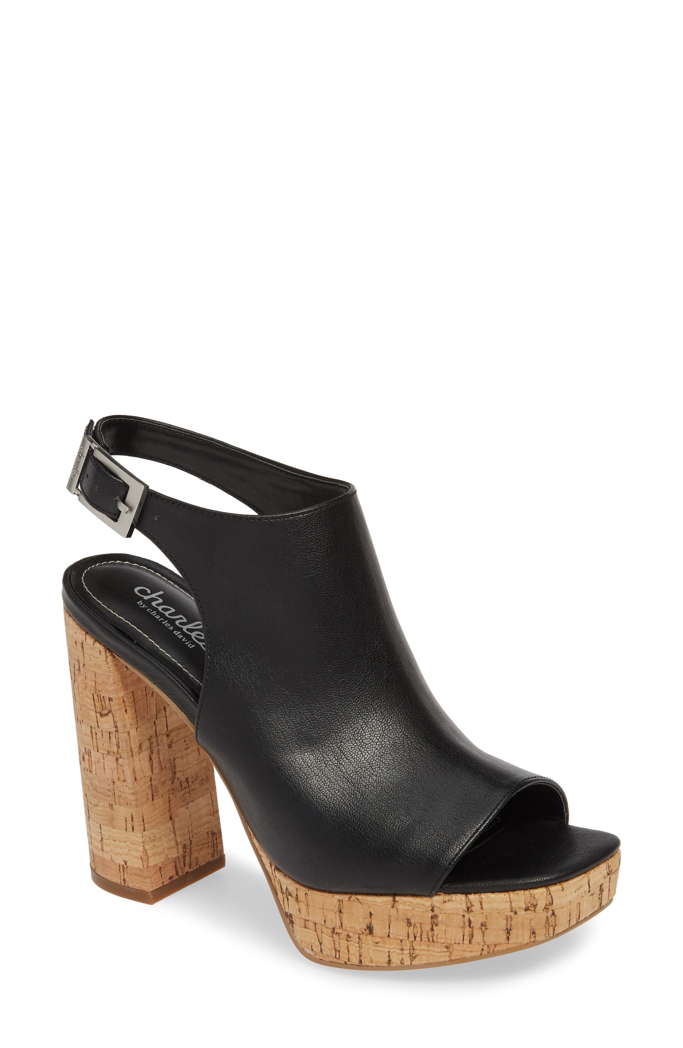 Charles By Charles David Imani Platform Sandal, Black