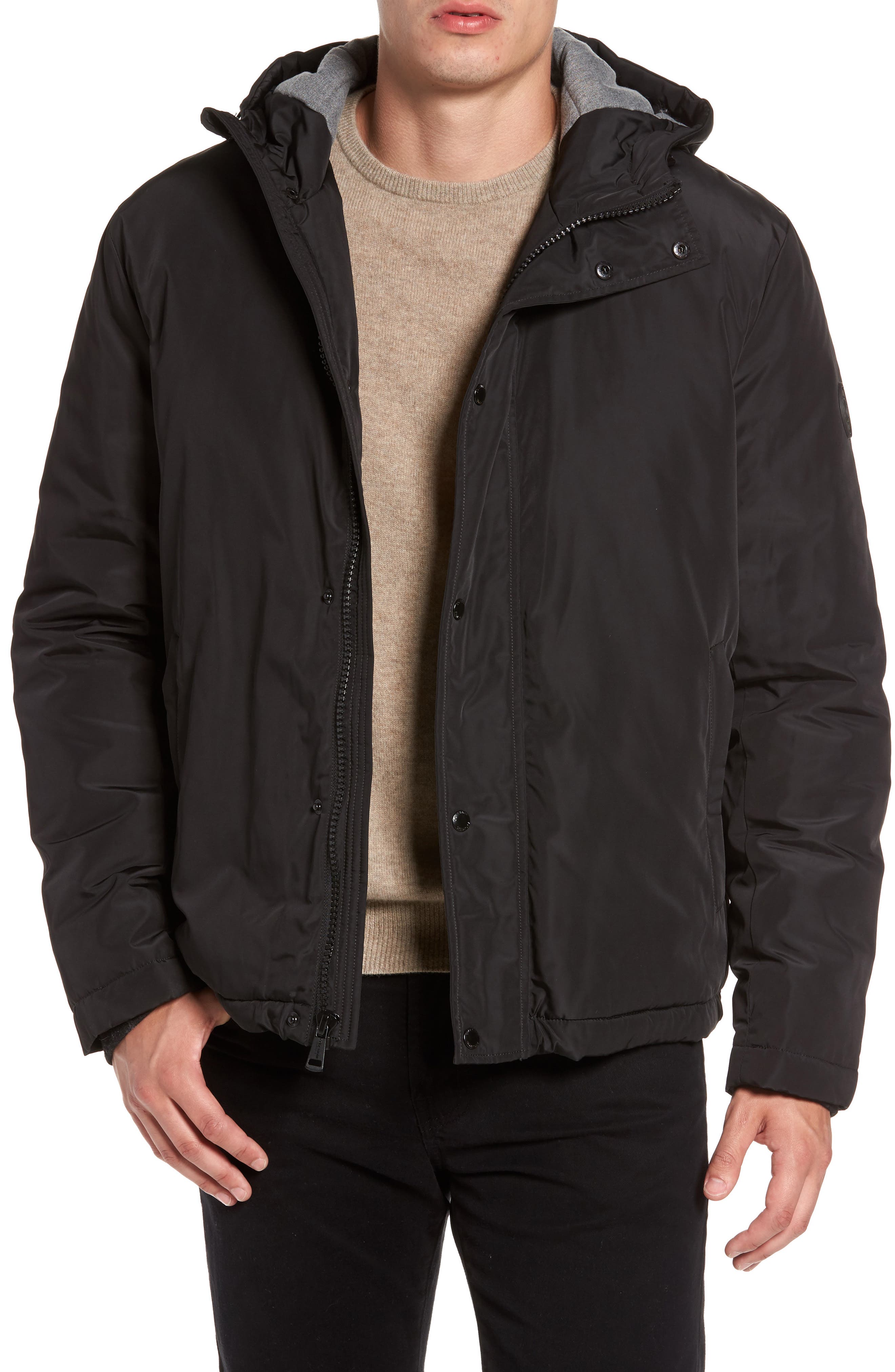 Cole Haan Water Resistant Insulated Jacket, Black
