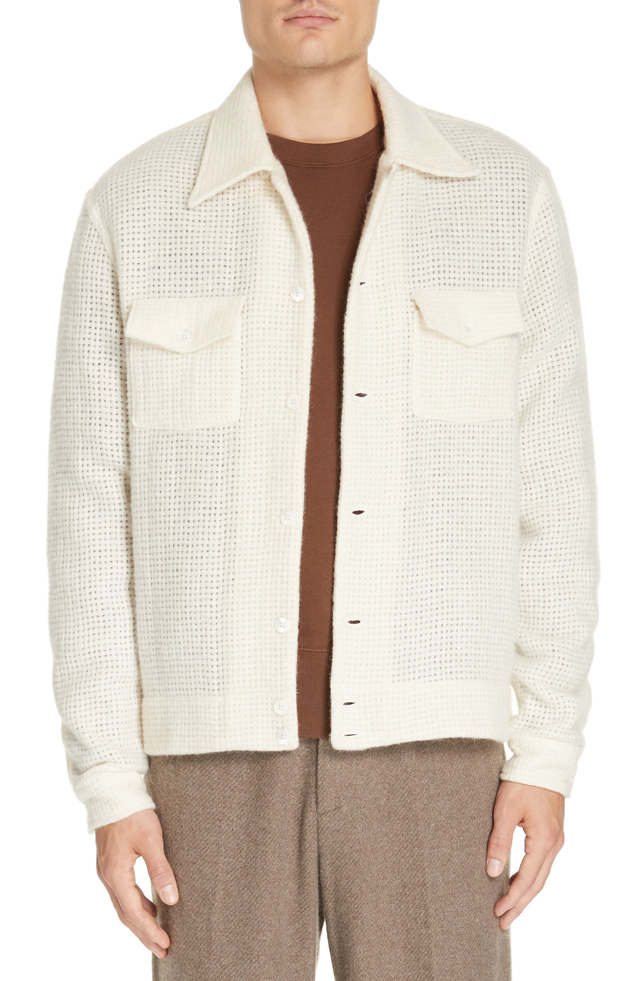 Our Legacy P.x. Merino Wool & Mohair Overshirt
