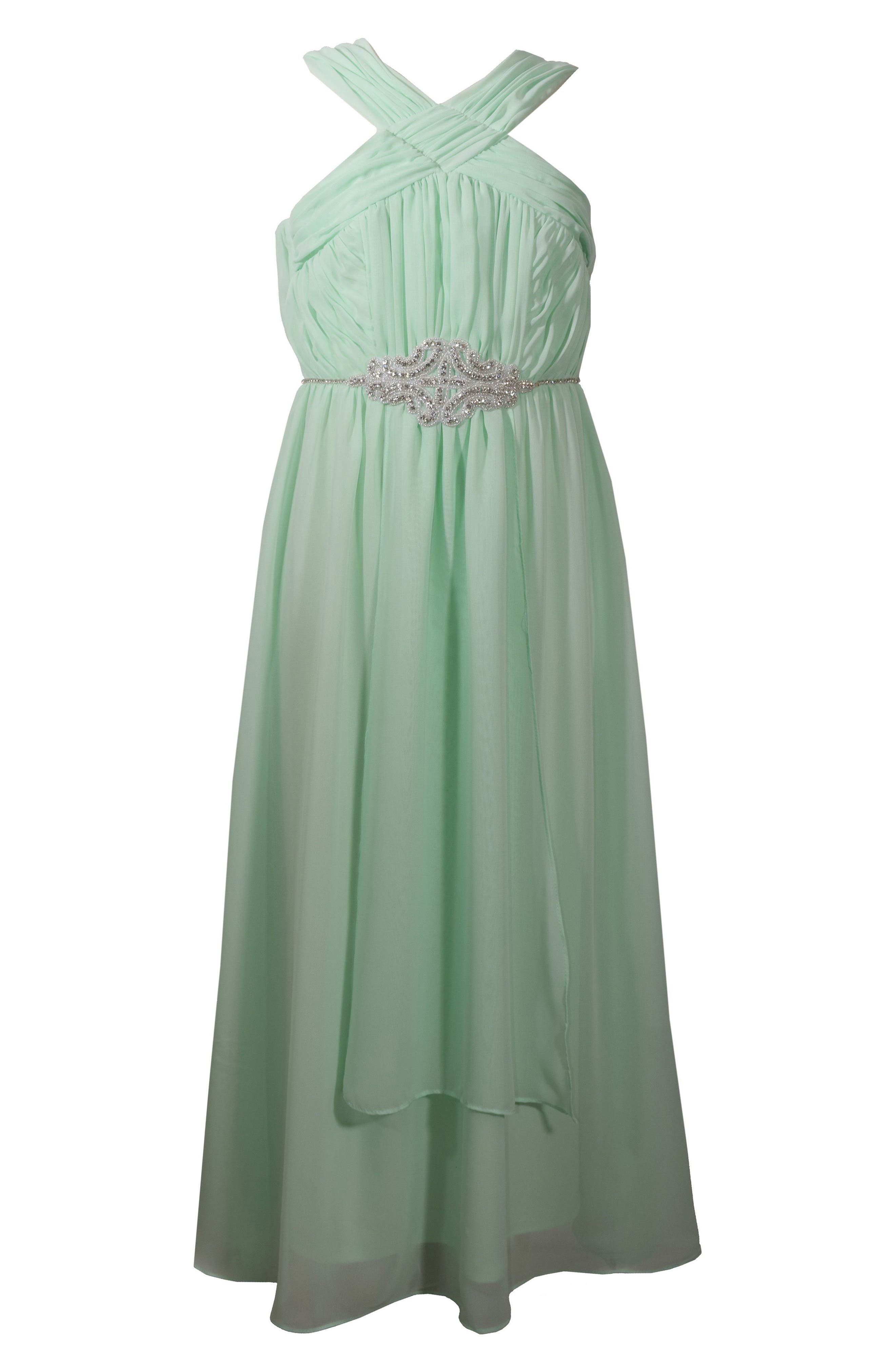 Iris & Ivy Sleeveless Chiffon Dress (Big Girls) Nordstrom