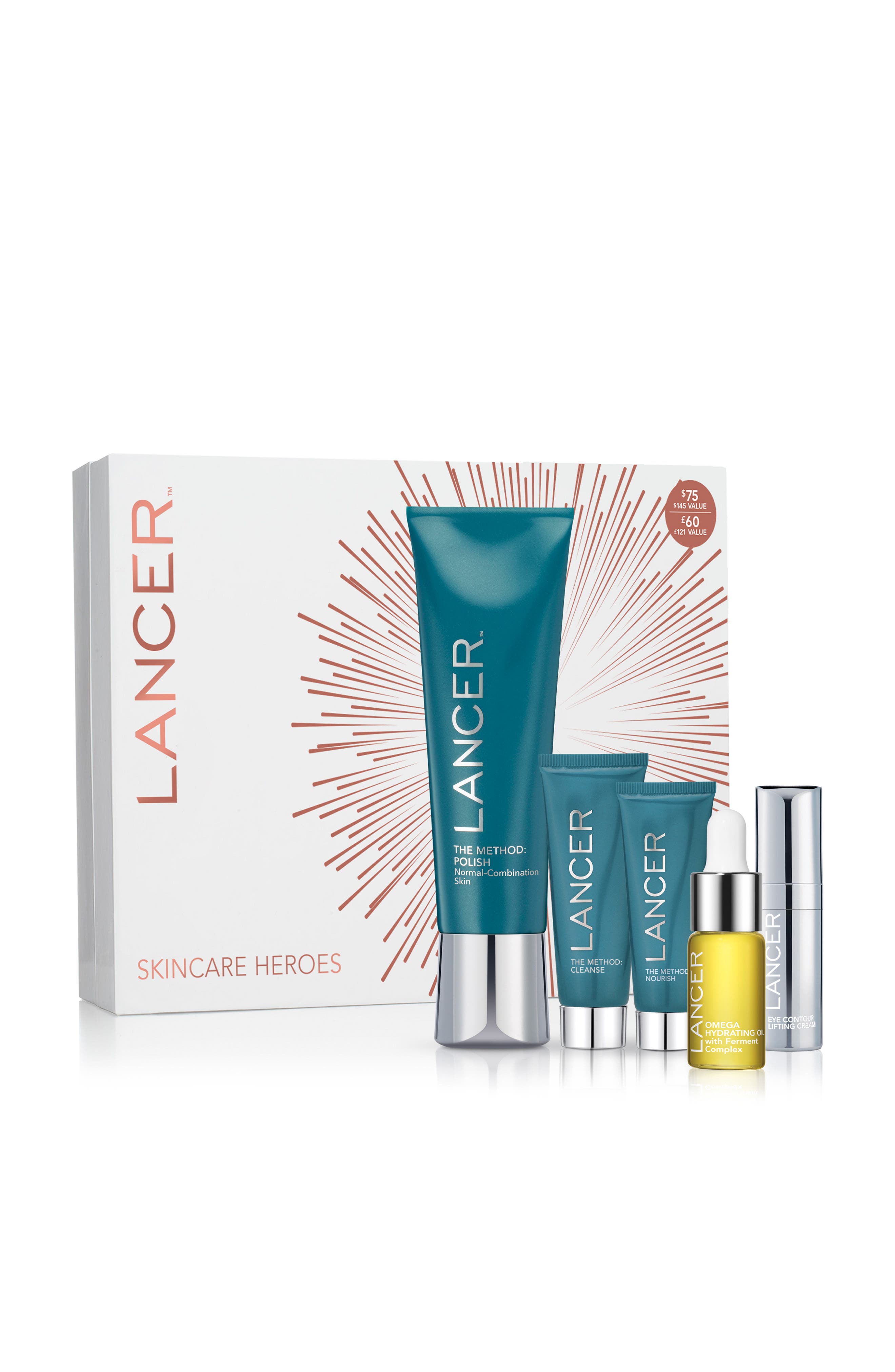 LANCER Skincare Heroes Set (145 Value) Nordstrom