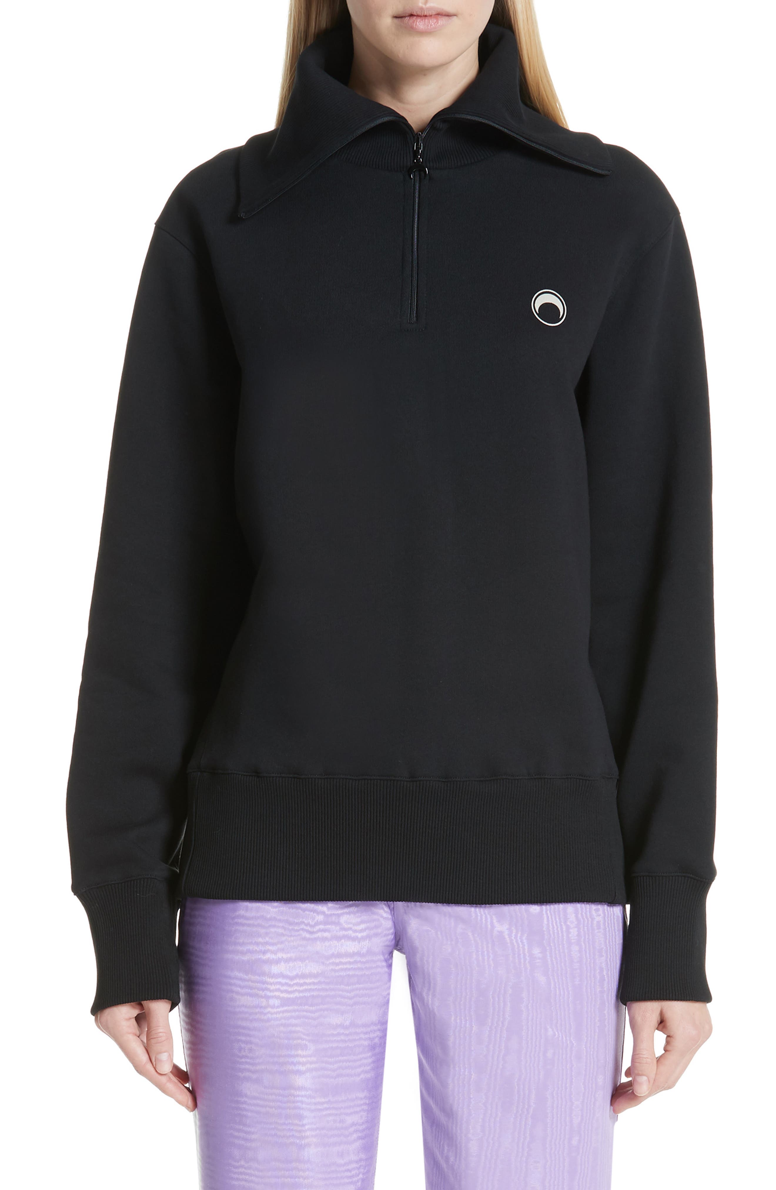 Marine Serre Half Zip Pullover