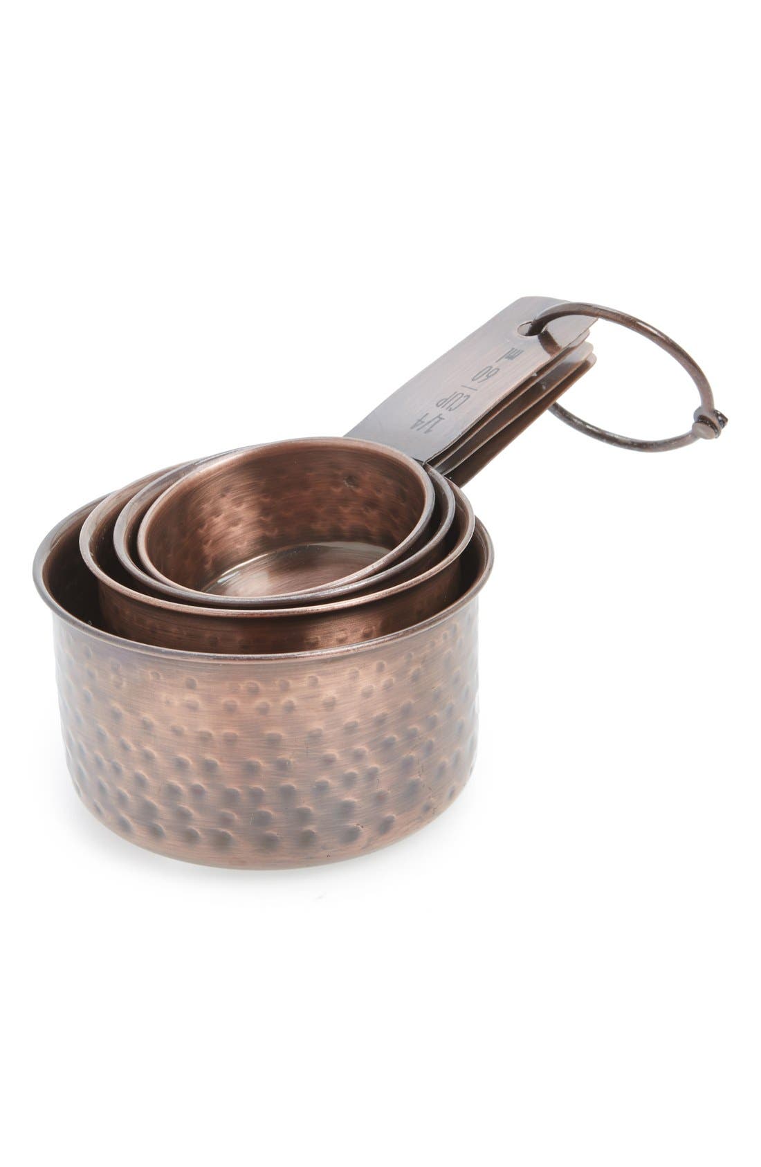 Thirstystone Hammered Copper Finish Measuring Cups (Set of 4) Nordstrom