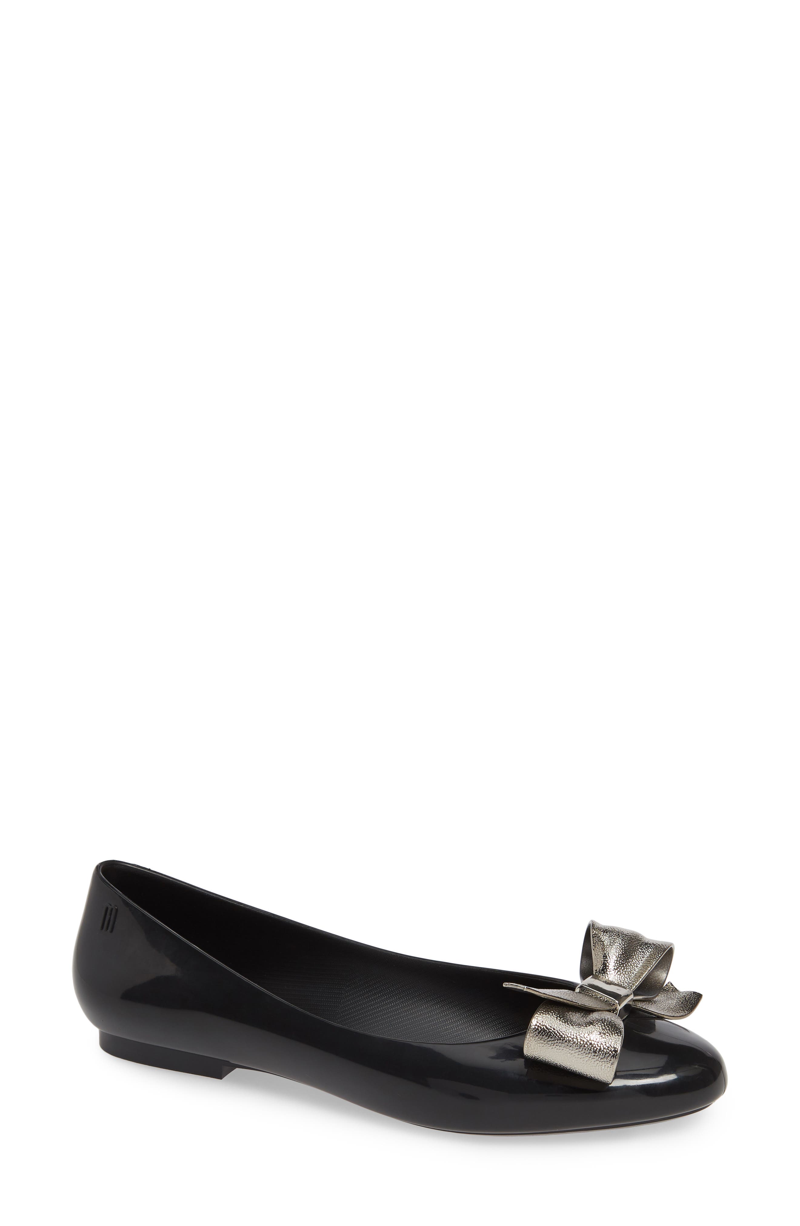 Melissa Doll Iii Bow Flat, Black
