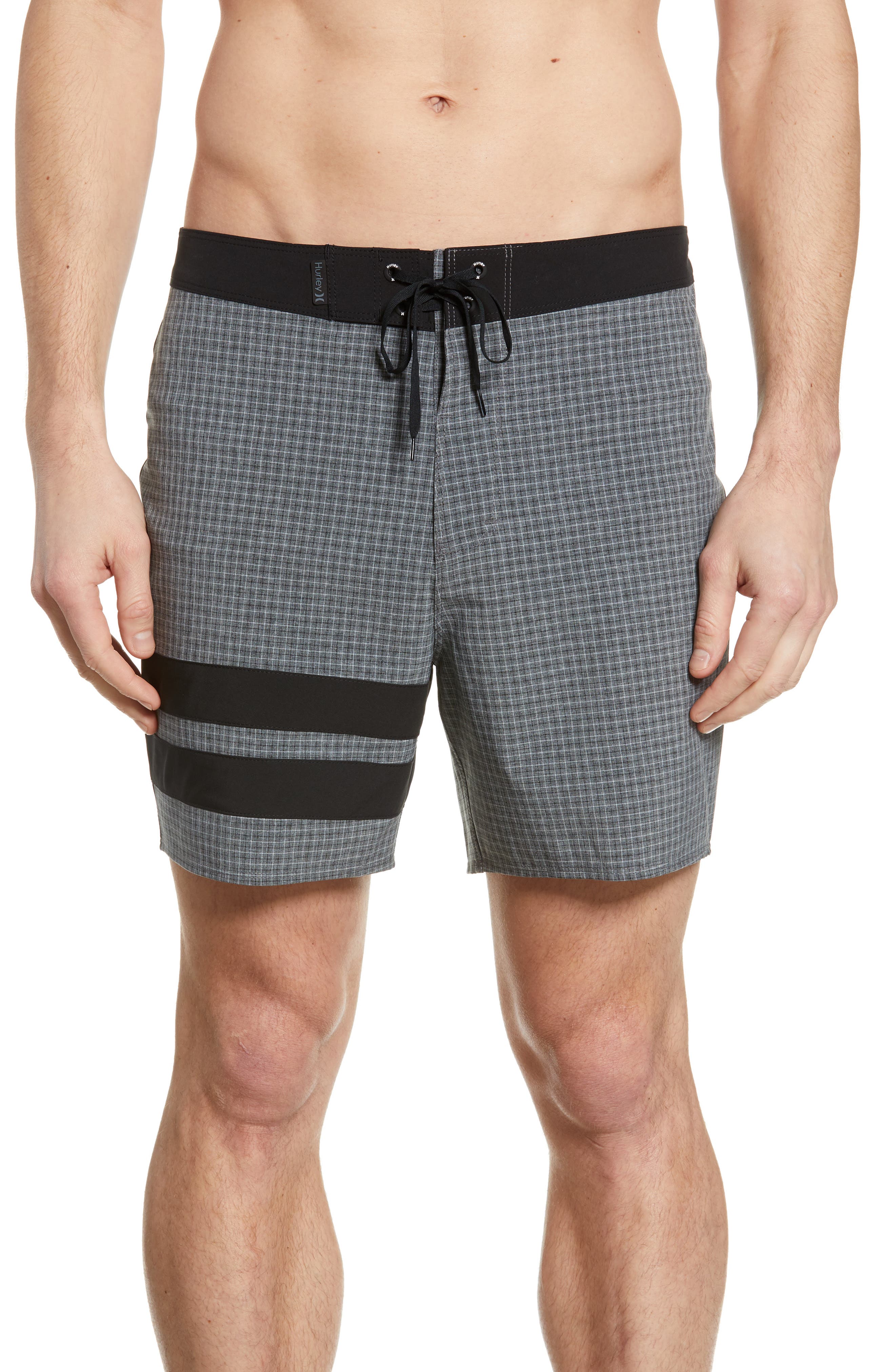 Hurley Phantom Clash Block Party Board Shorts, Black