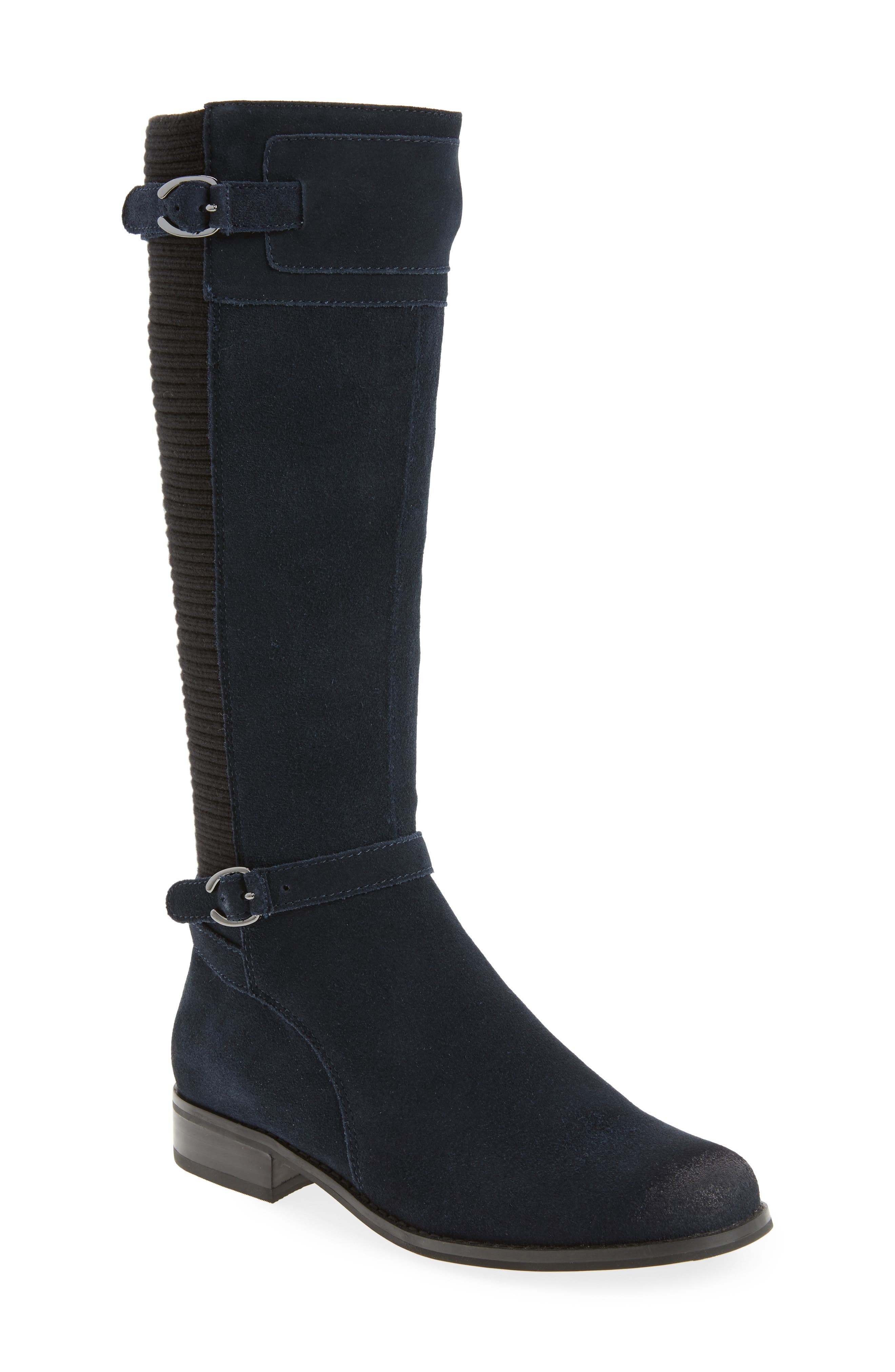 Aetrex Chelsea Riding Waterproof Boot, Blue