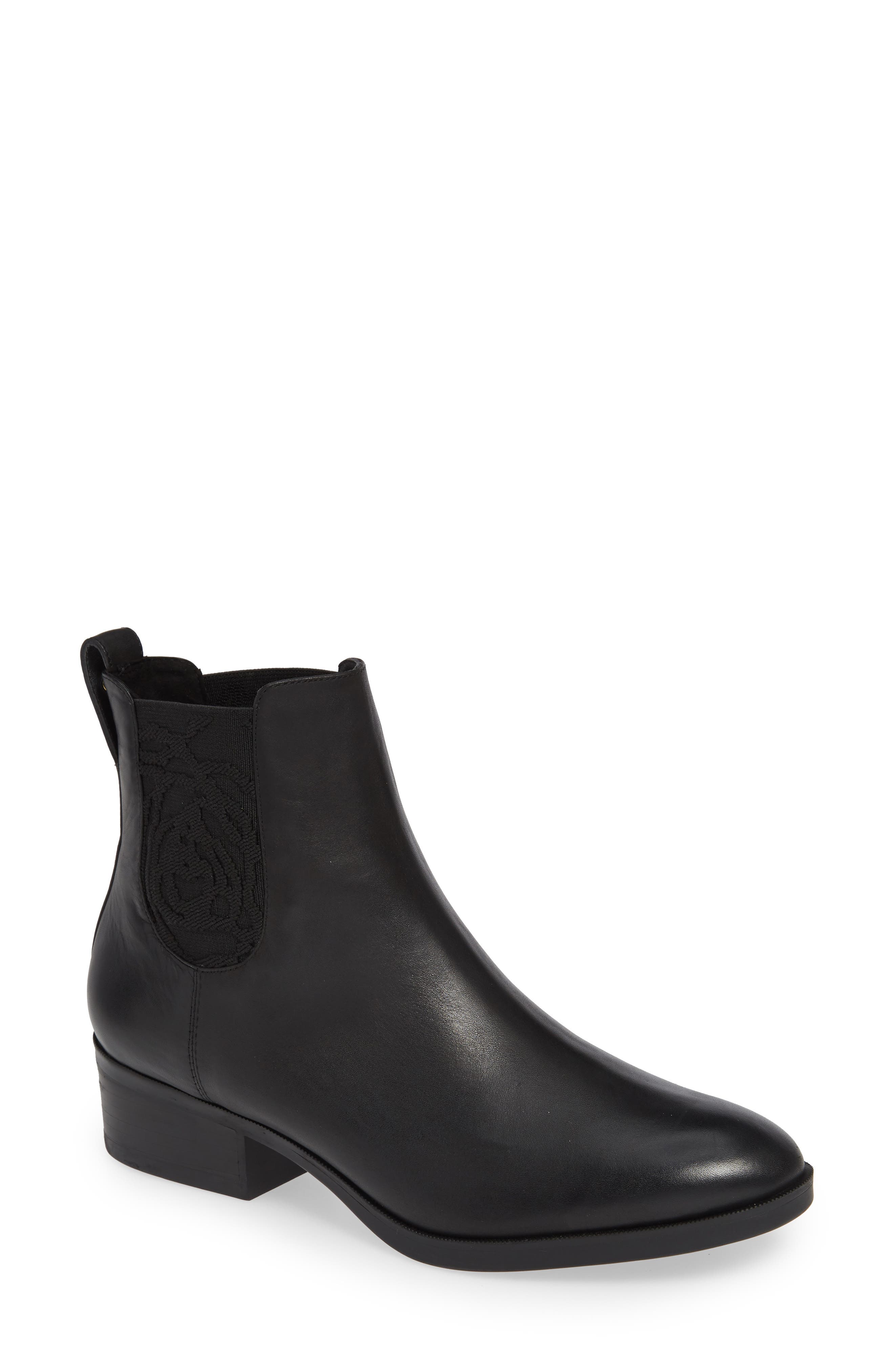 Taryn Rose Gina Chelsea Bootie, Black