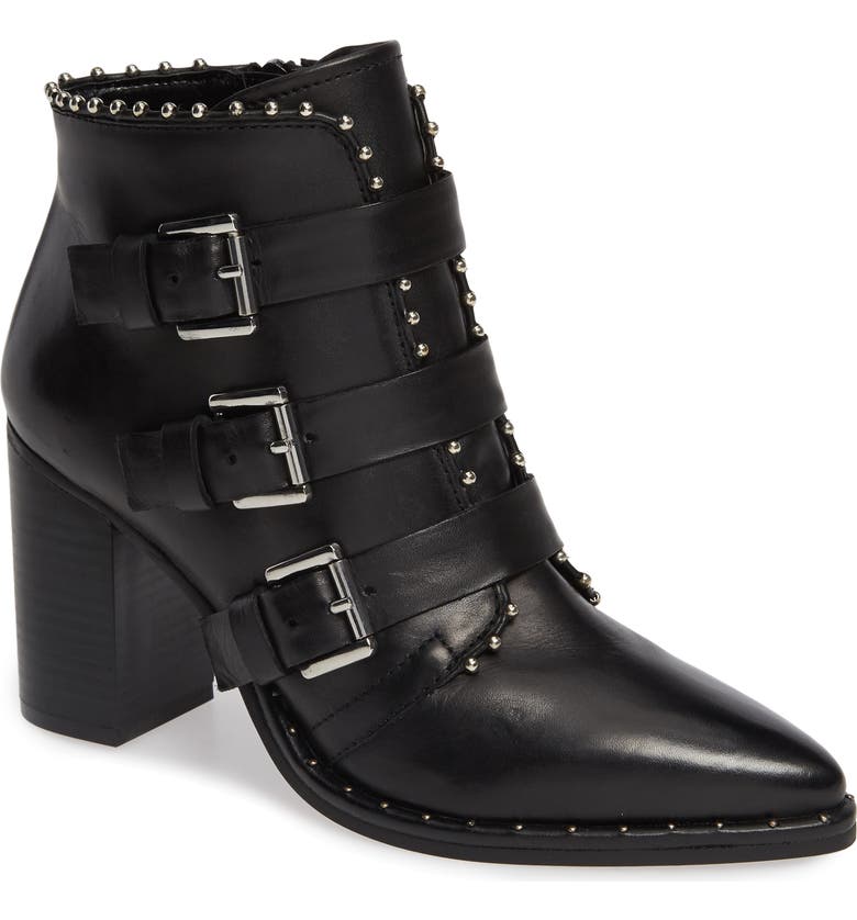 Humble Bootie,
Main,
color, BLACK LEATHER