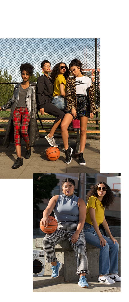 Nordstrom x Nike: pick-up game editorial.