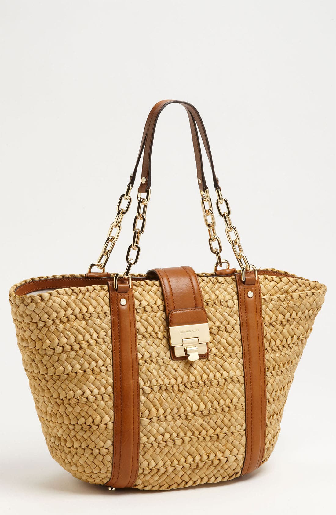 MICHAEL Michael Kors 'Deneuve Large' Straw Tote Nordstrom