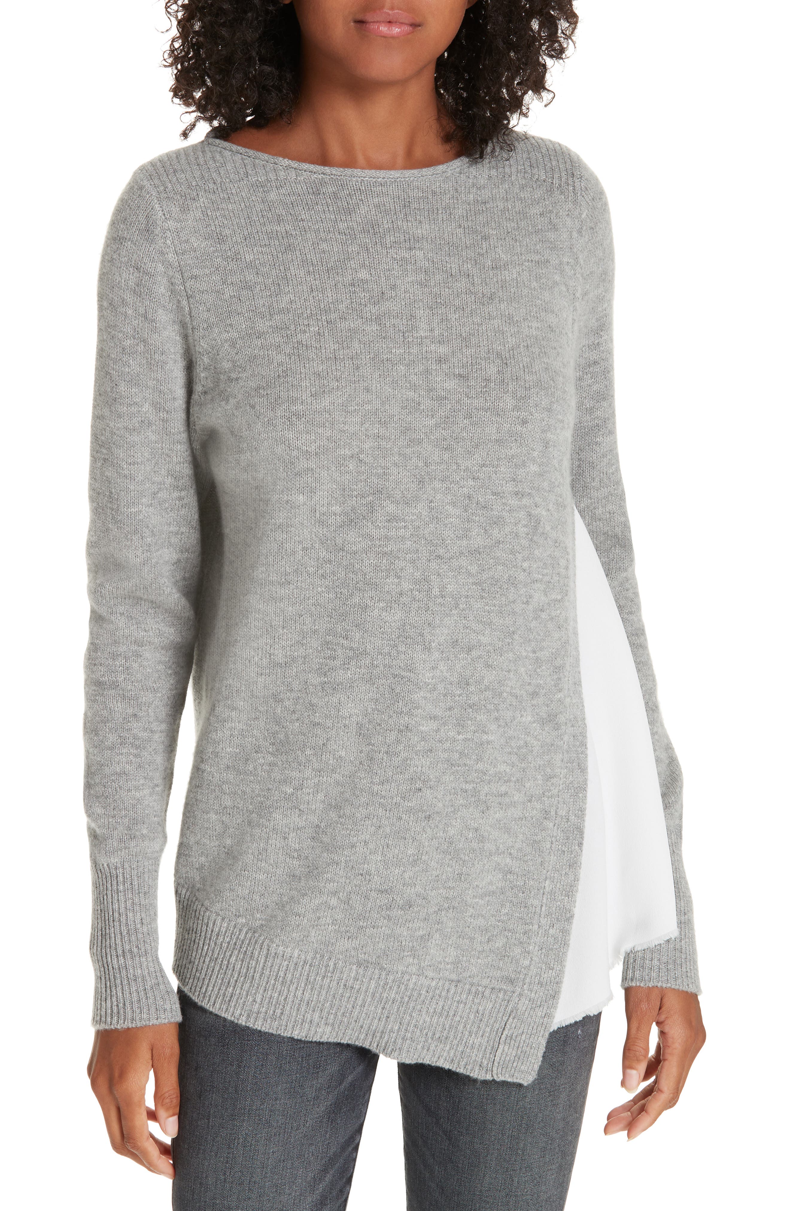 Brochu Walker Wool & Cashmere Layered Sweater