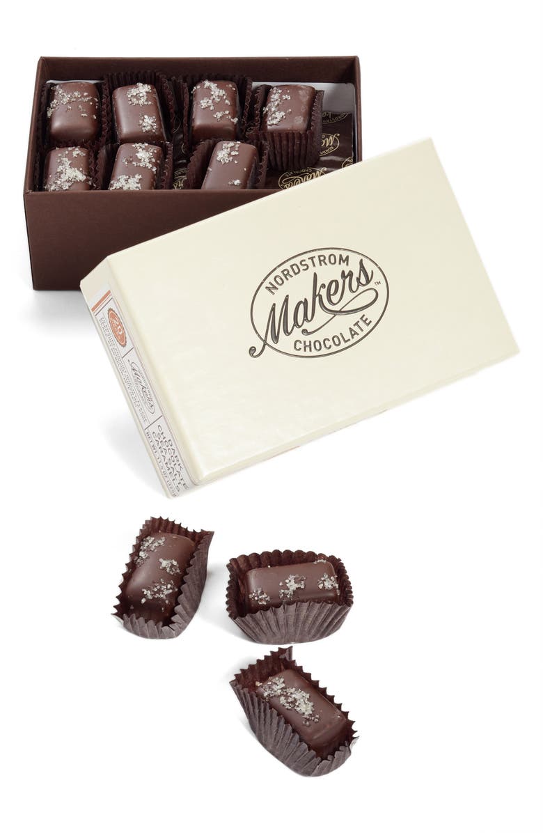 Nordstrom Makers Chocolate Dark Chocolate Sea Salt Caramels (20 Pieces ...