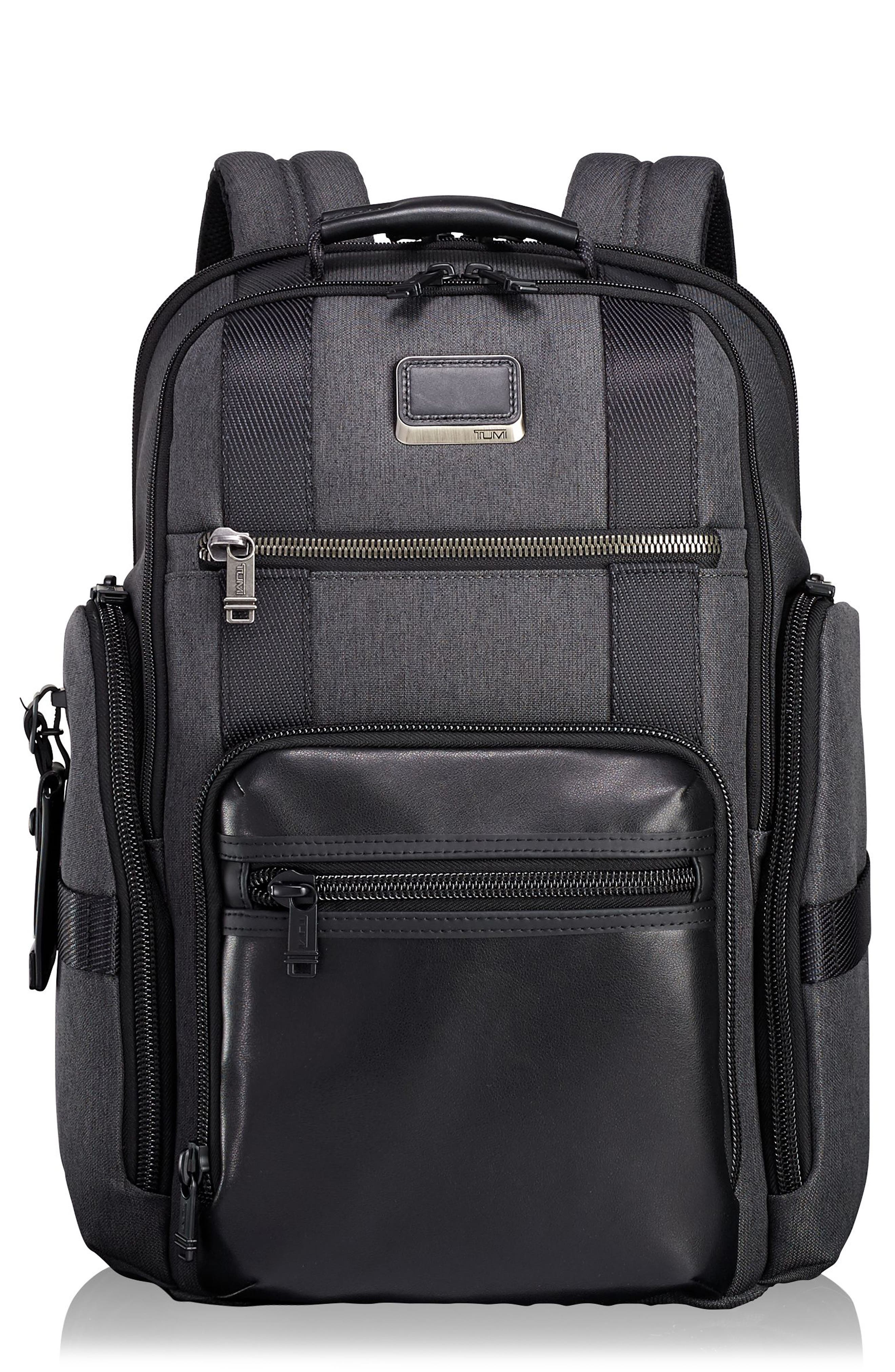 UPC 742315395081 product image for Men's Tumi Alpha Bravo - Sheppard Deluxe Backpack - Grey | upcitemdb.com