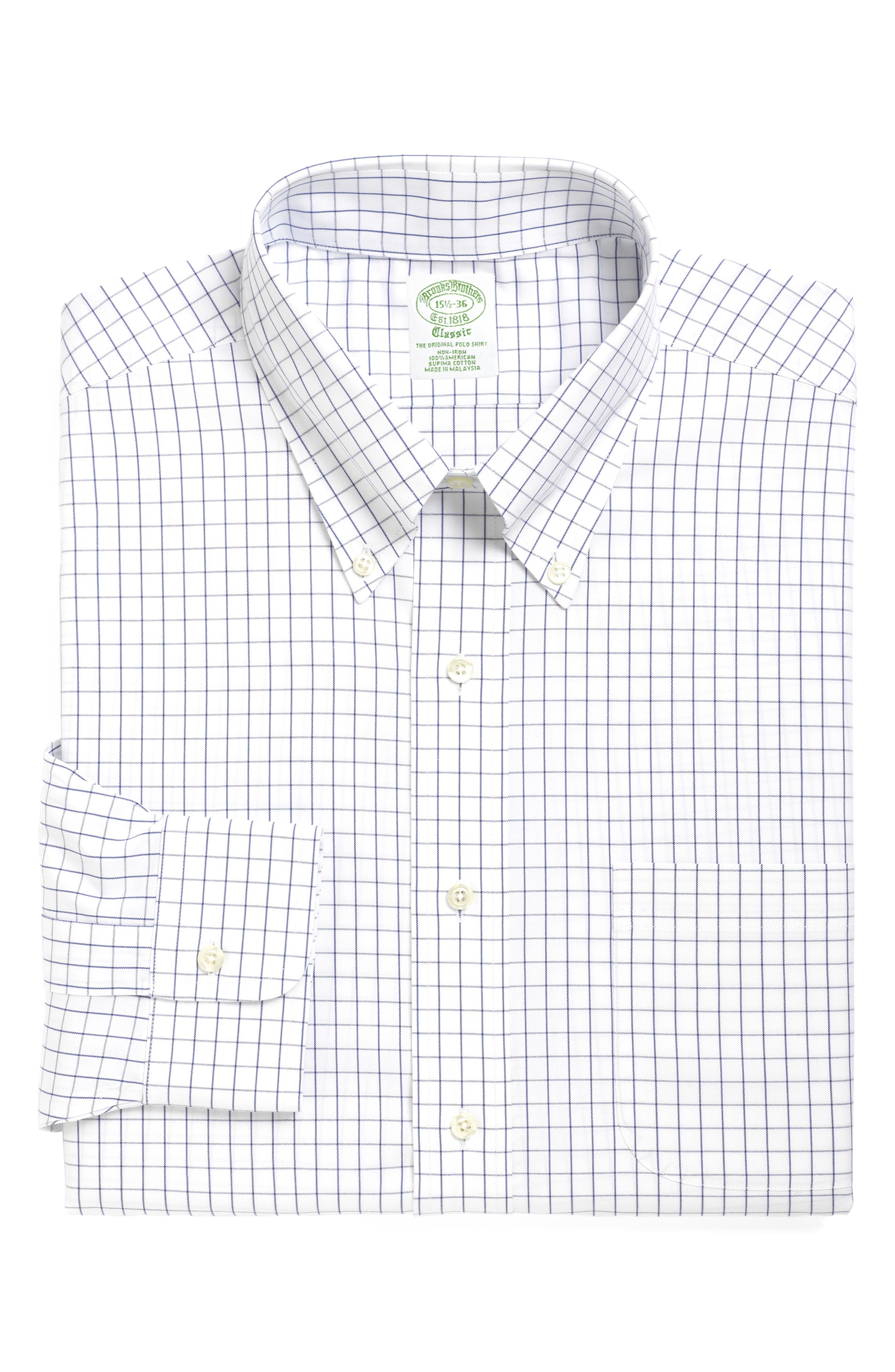 Brooks Brothers Trim Fit Check Dress Shirt (3 For $207)