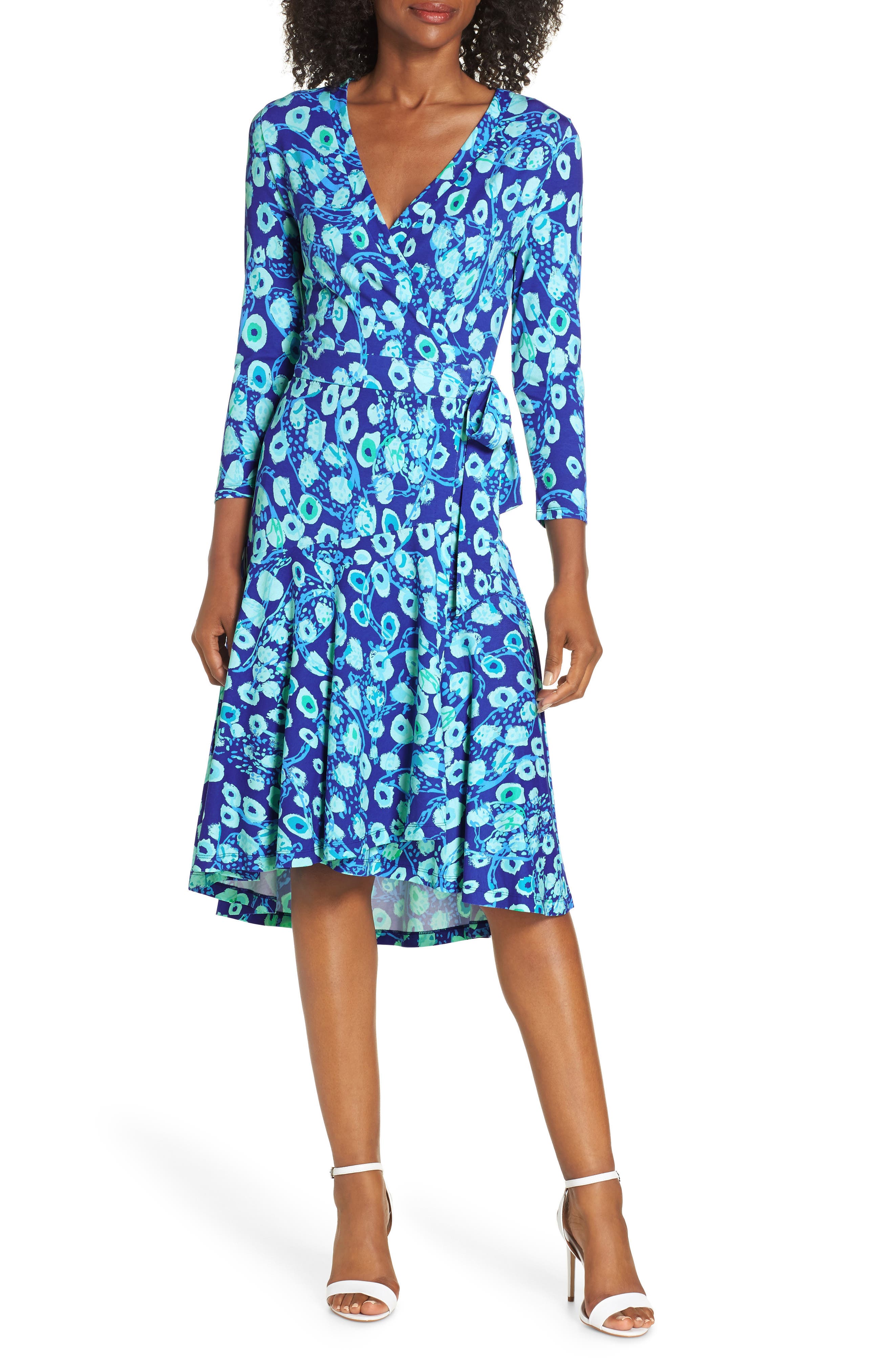 Lilly Pulitzer Rozaline Wrap Dress, Blue
