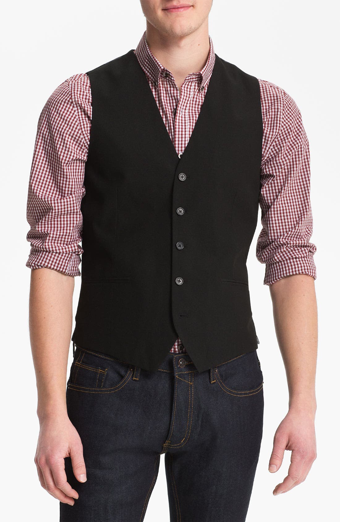 Topman Slim Fit Vest Nordstrom