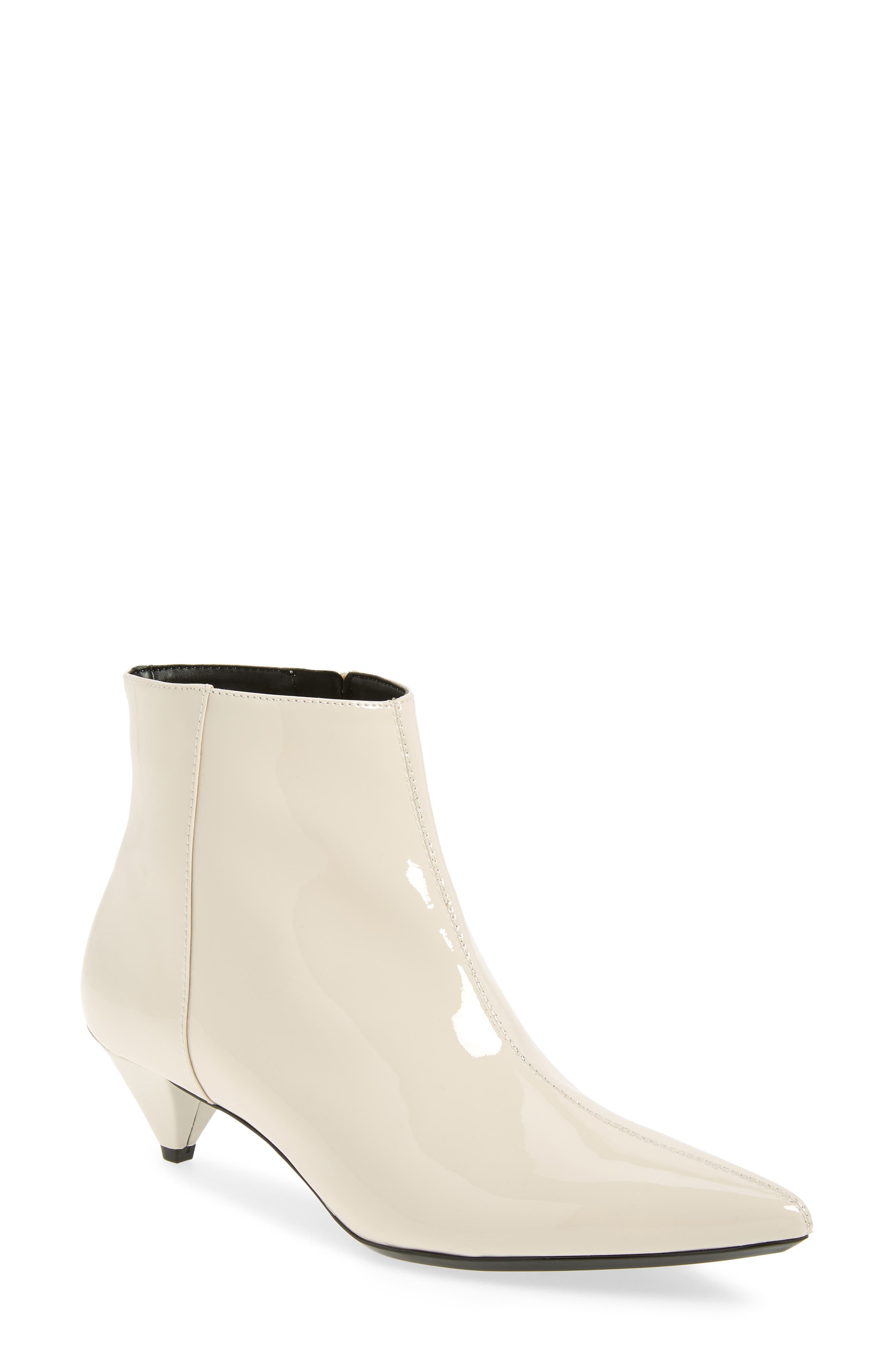 Calvin Klein Larissa Kitten Heel Bootie, White