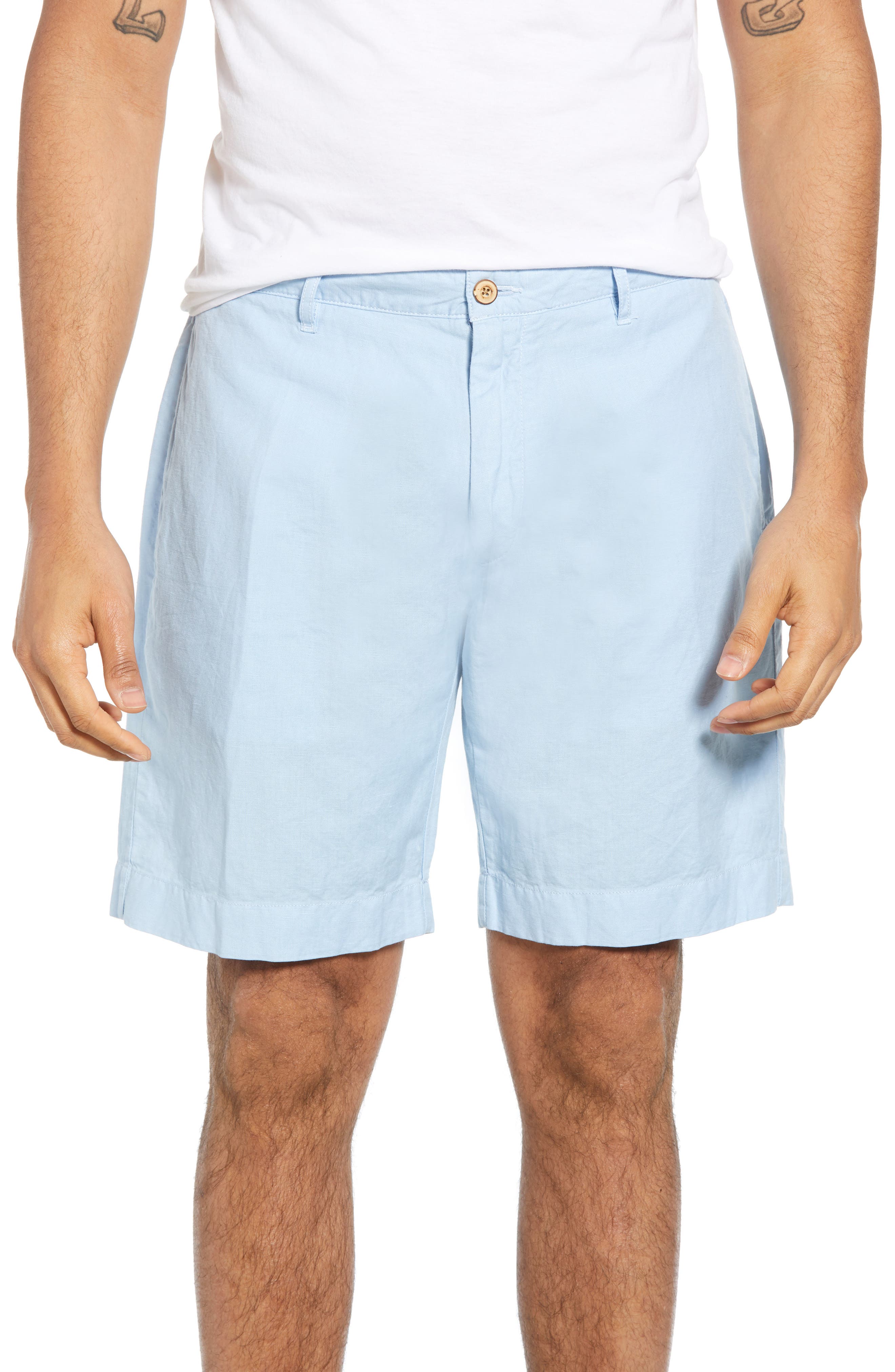 Faherty Malibu Stretch Shorts, Blue