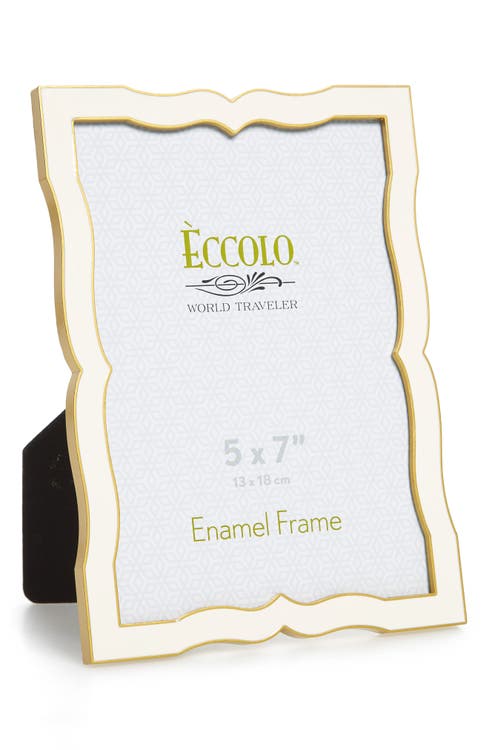 Eccolo Alhambra Scalloped Enamel Picture Frame Nordstrom