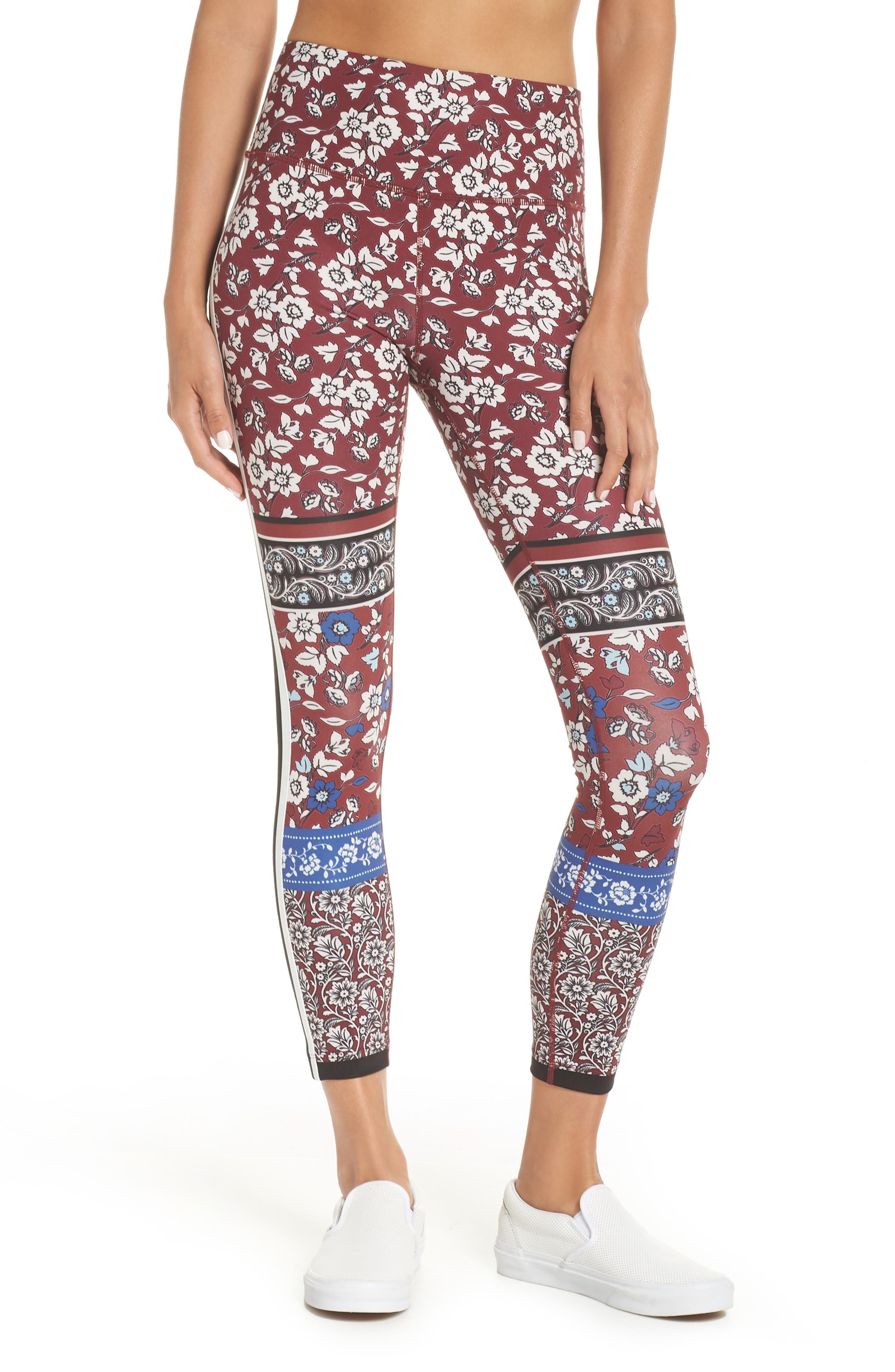 Kate Spade New York Whimsy Bi Striped Leggings, Red