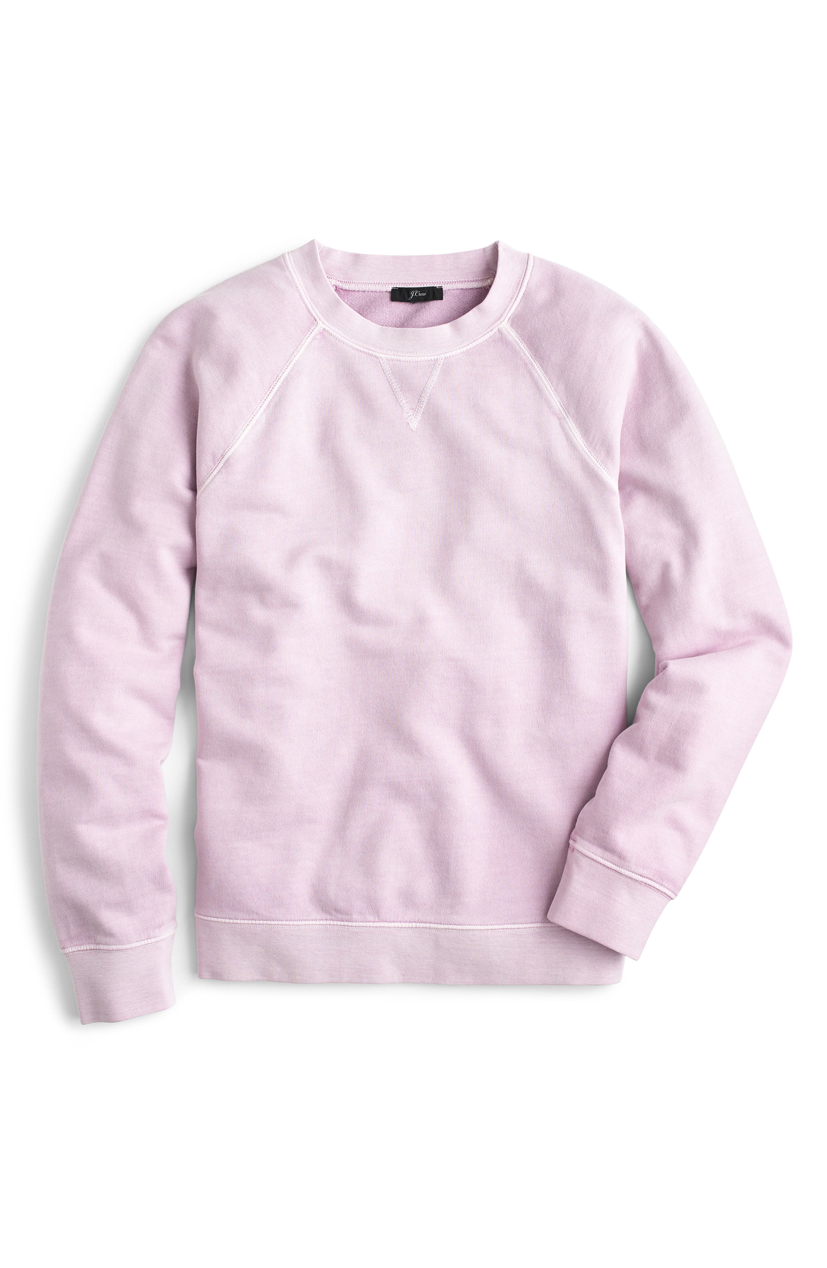 J.crew Garment Dyed Sweatshirt, Purple