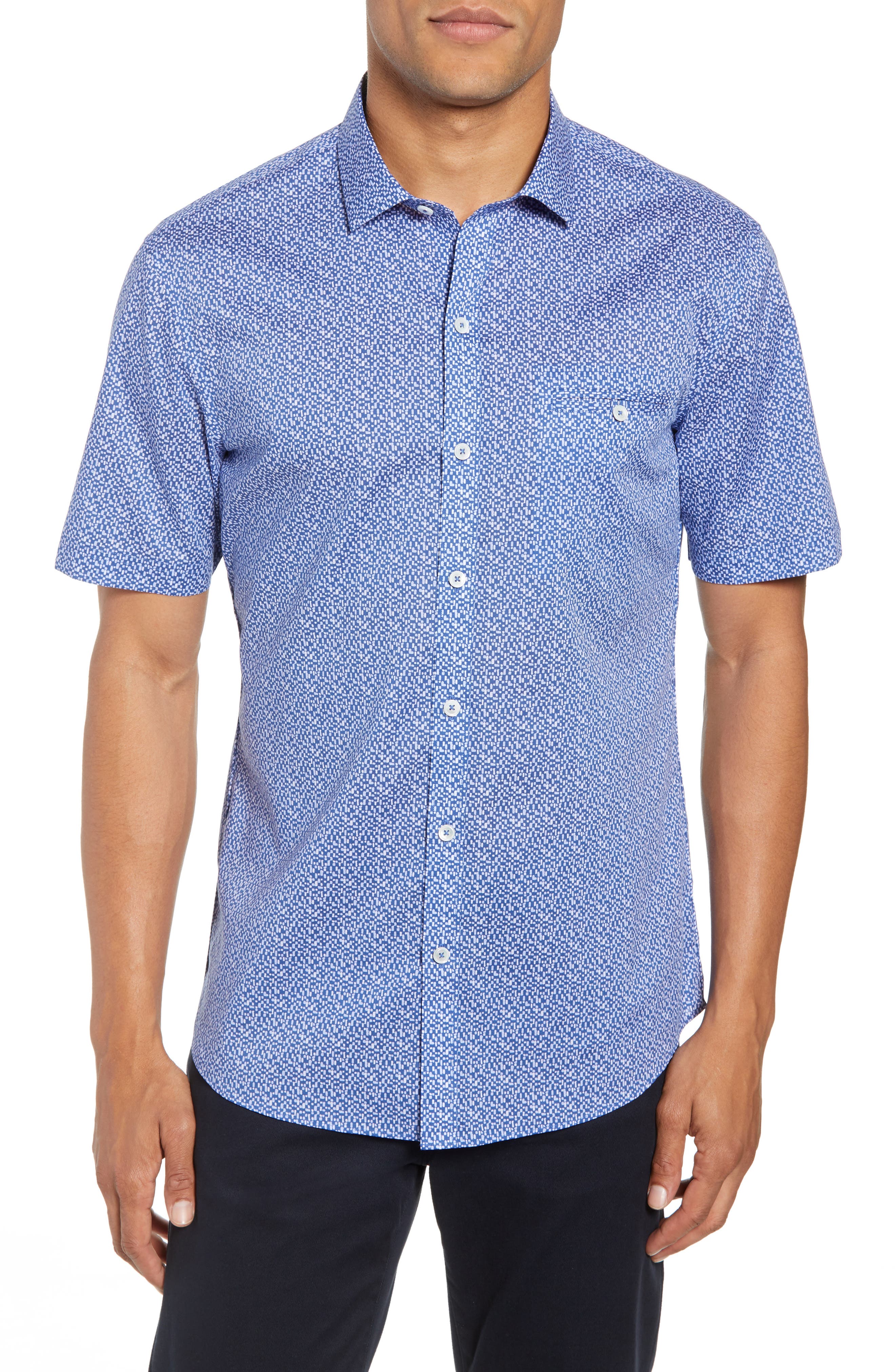Zachary Prell Prashant Regular Fit Sport Shirt, Blue