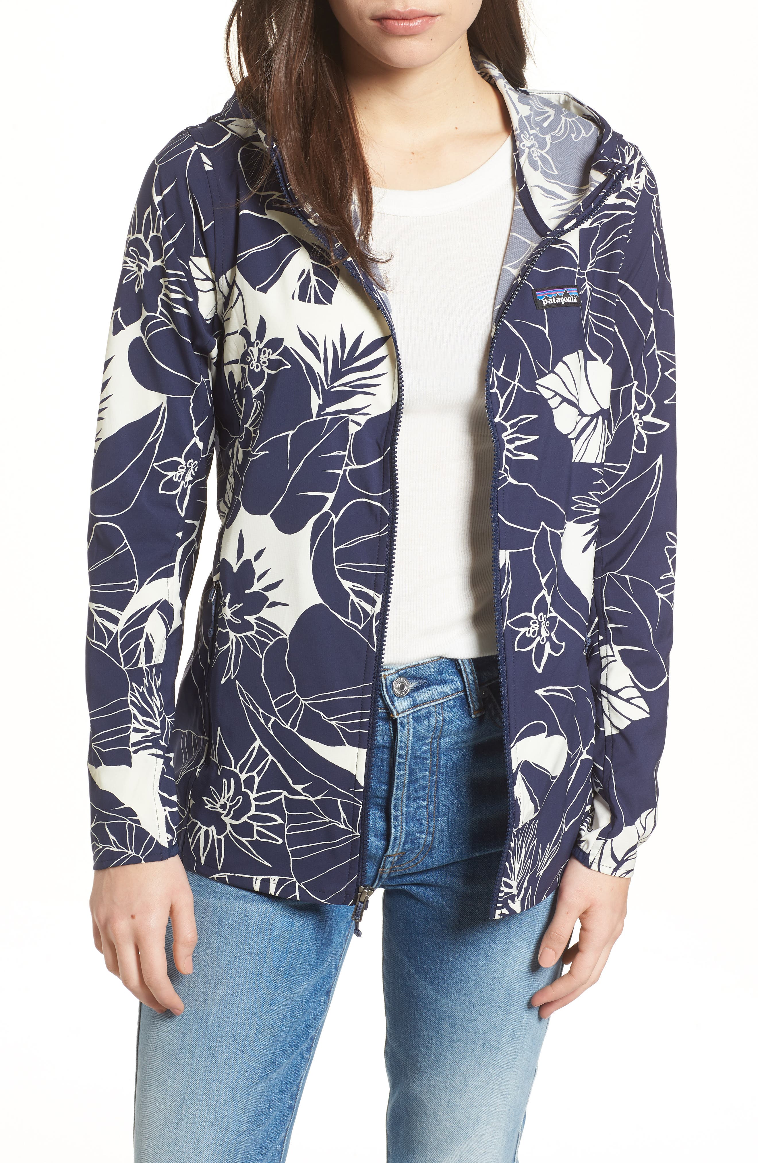 Patagonia Bajadas Hoodie Jacket, Blue