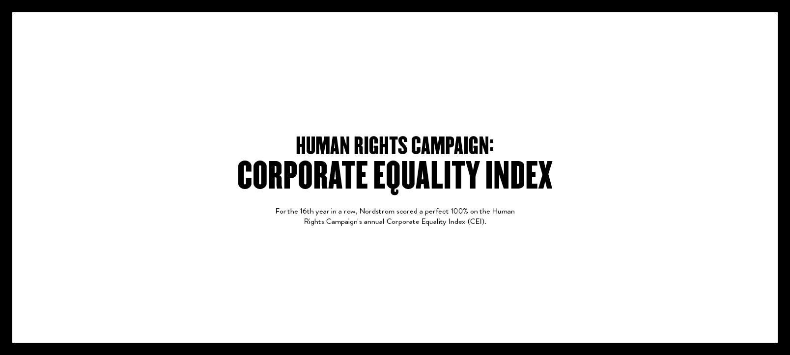 Human Rights Campaign: Corporate Equality Index.